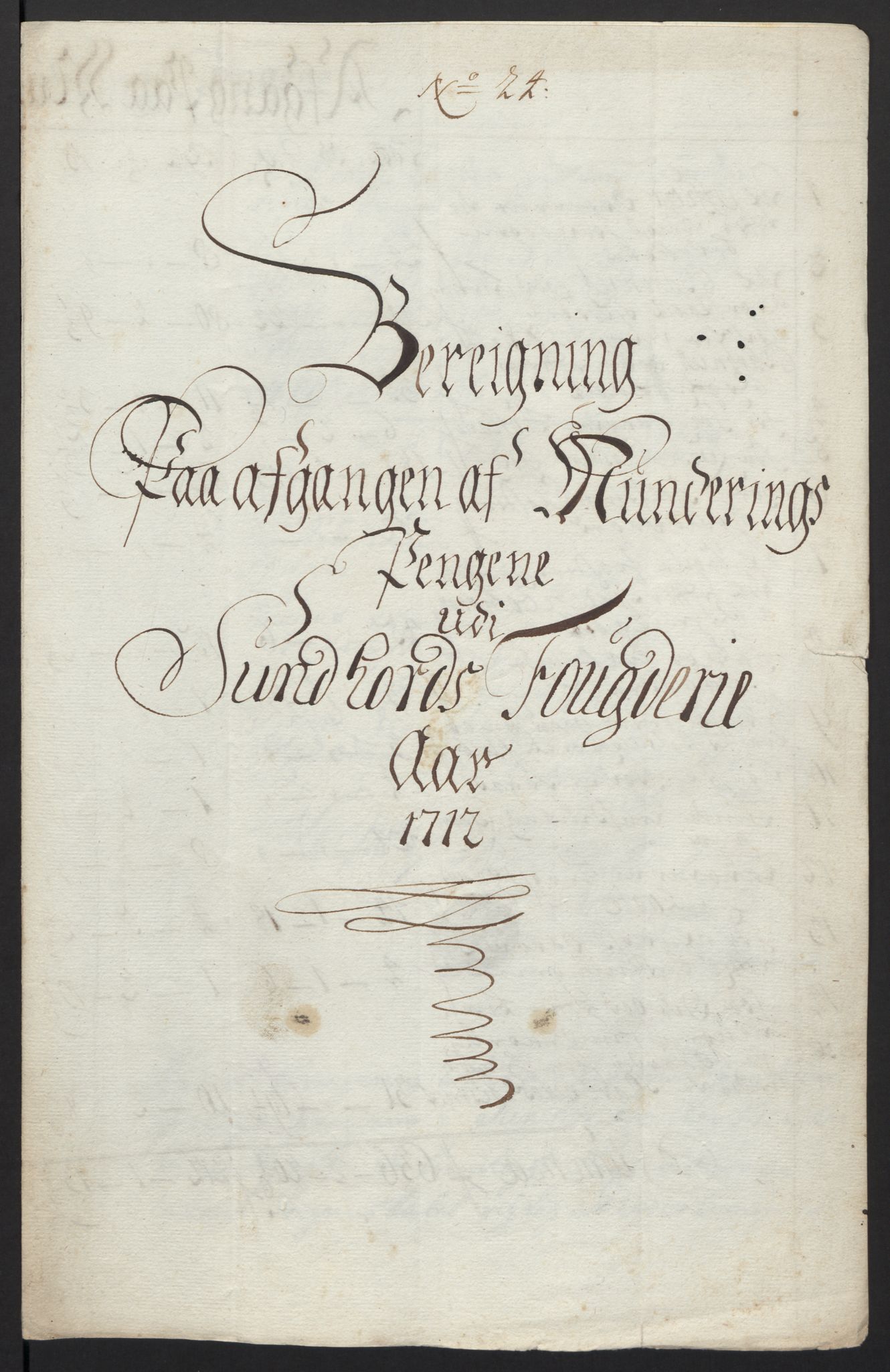 Rentekammeret inntil 1814, Reviderte regnskaper, Fogderegnskap, AV/RA-EA-4092/R48/L2988: Fogderegnskap Sunnhordland og Hardanger, 1712, s. 335