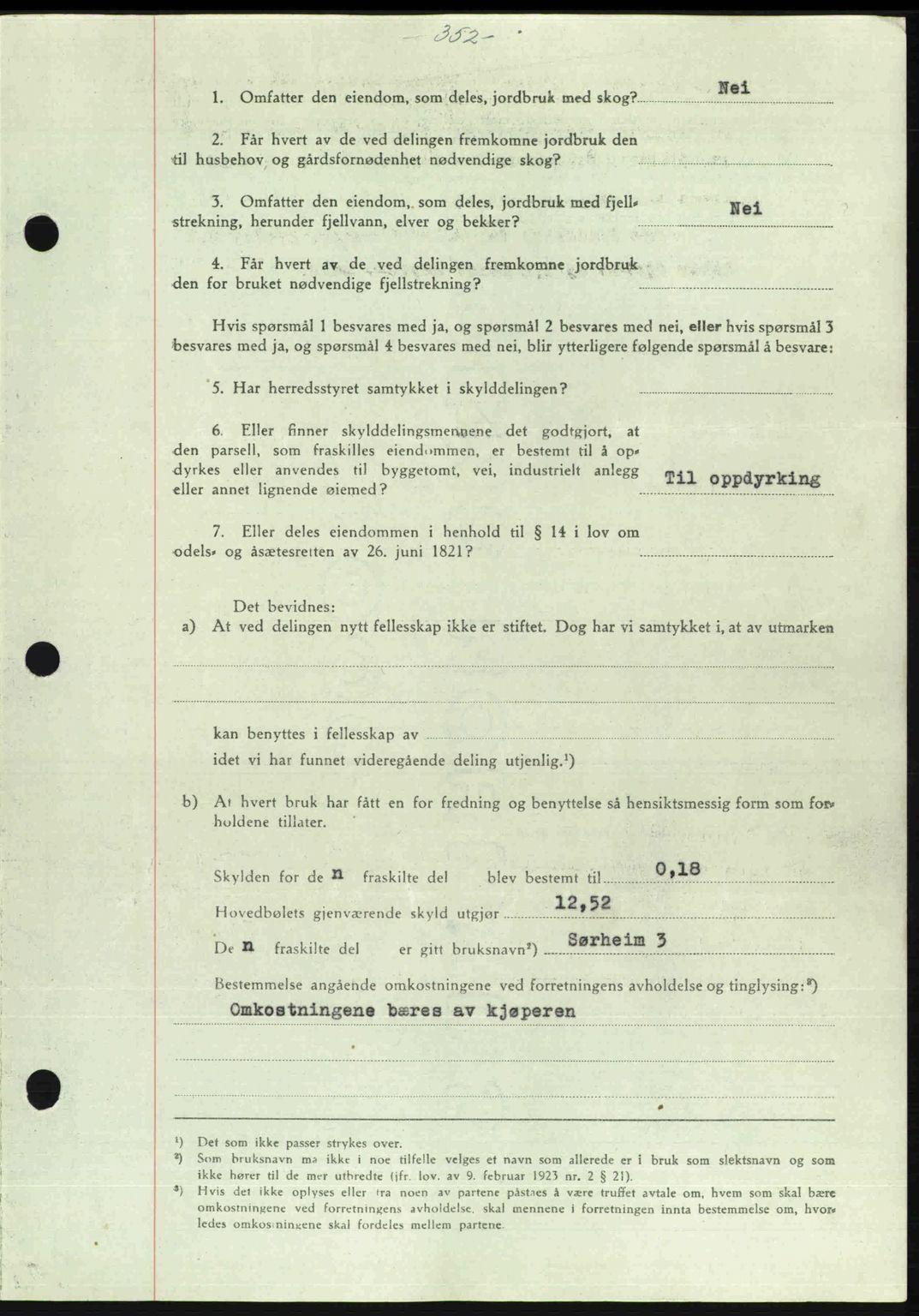 Gauldal sorenskriveri, SAT/A-0014/1/2/2C: Pantebok nr. A2, 1946-1946, Dagboknr: 477/1946