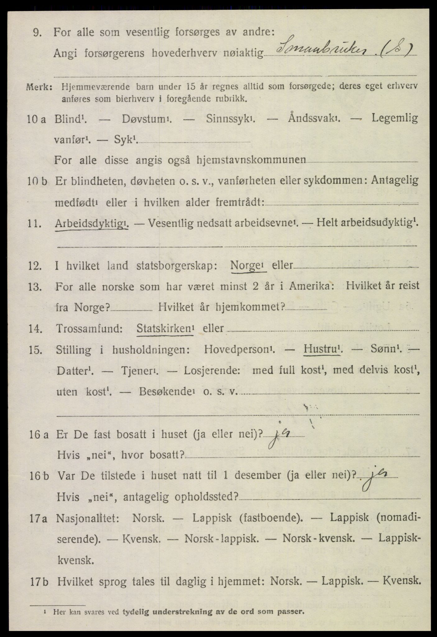 SAT, Folketelling 1920 for 1732 Ogndal herred, 1920, s. 1380