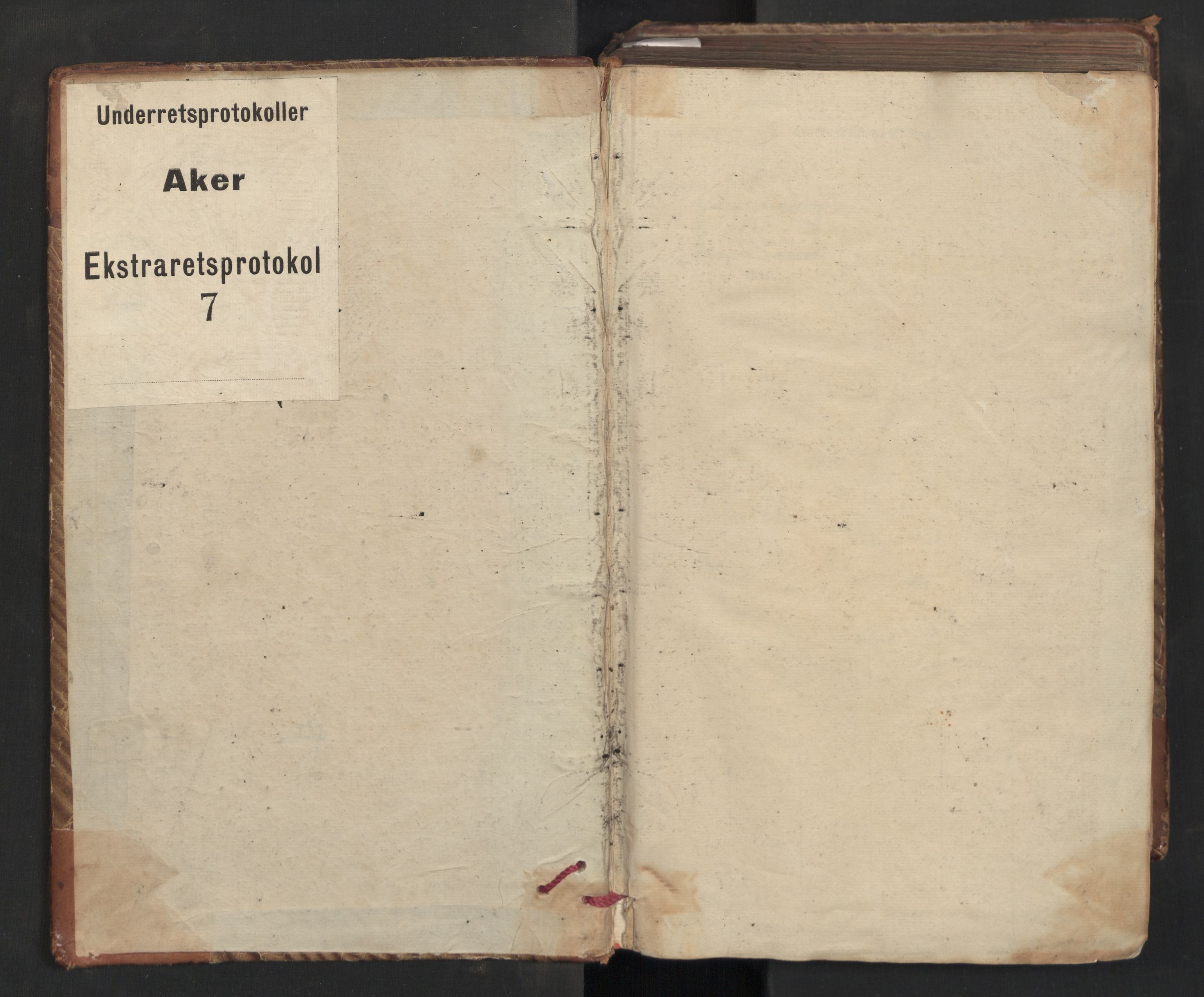 Aker sorenskriveri, SAO/A-10895/F/Fc/Fcb/L0001: Ekstrarettsprotokoll, 1810-1816