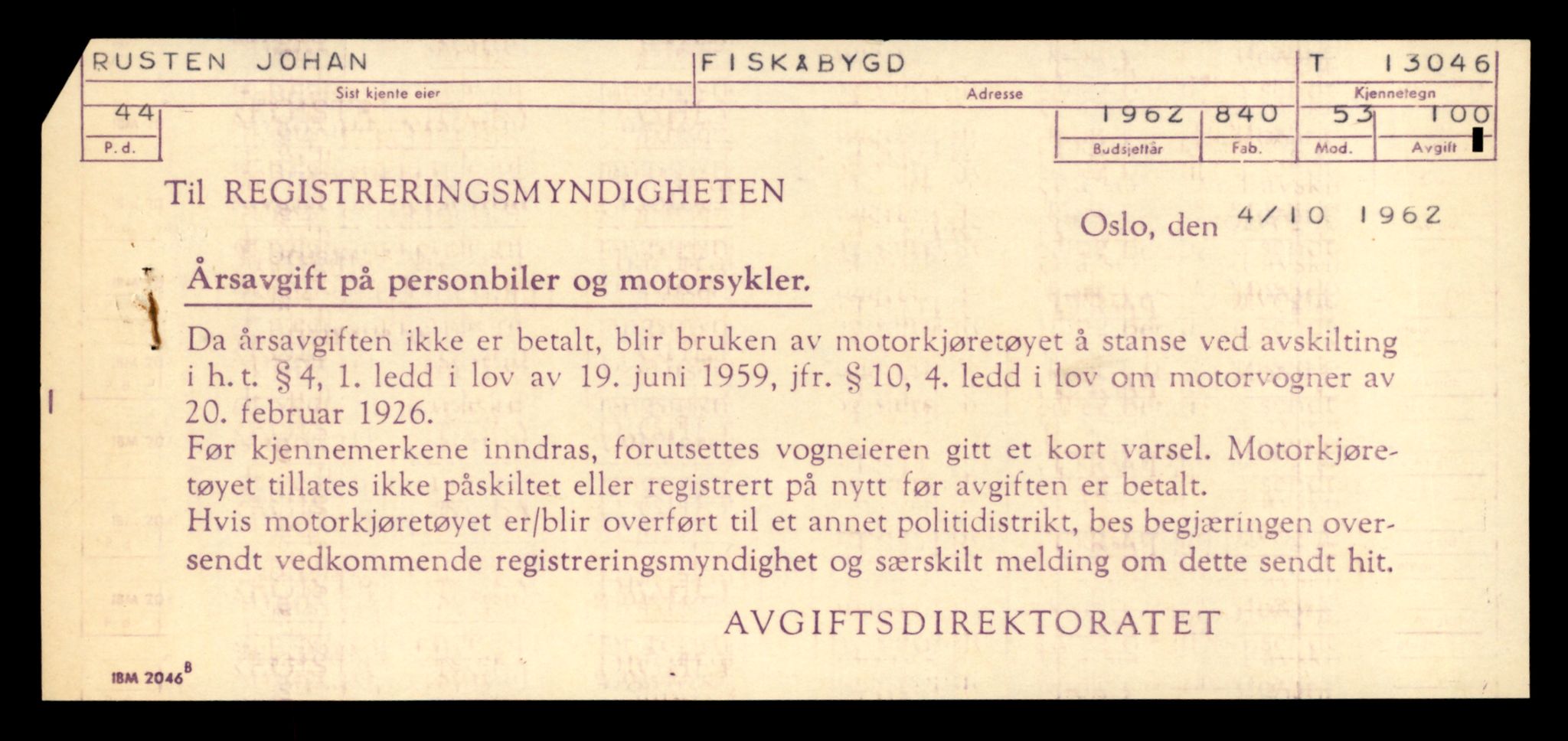 Møre og Romsdal vegkontor - Ålesund trafikkstasjon, AV/SAT-A-4099/F/Fe/L0037: Registreringskort for kjøretøy T 13031 - T 13179, 1927-1998, s. 373
