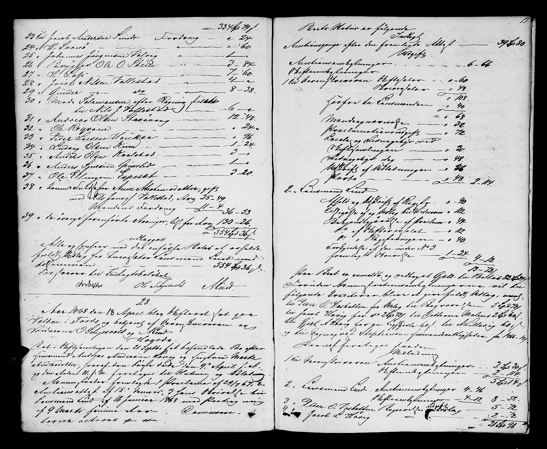 Sunnfjord tingrett, AV/SAB-A-3201/1/H/Hd/L0004: Skifteutlodningsprotokoll, 1868-1874, s. 12b-13a