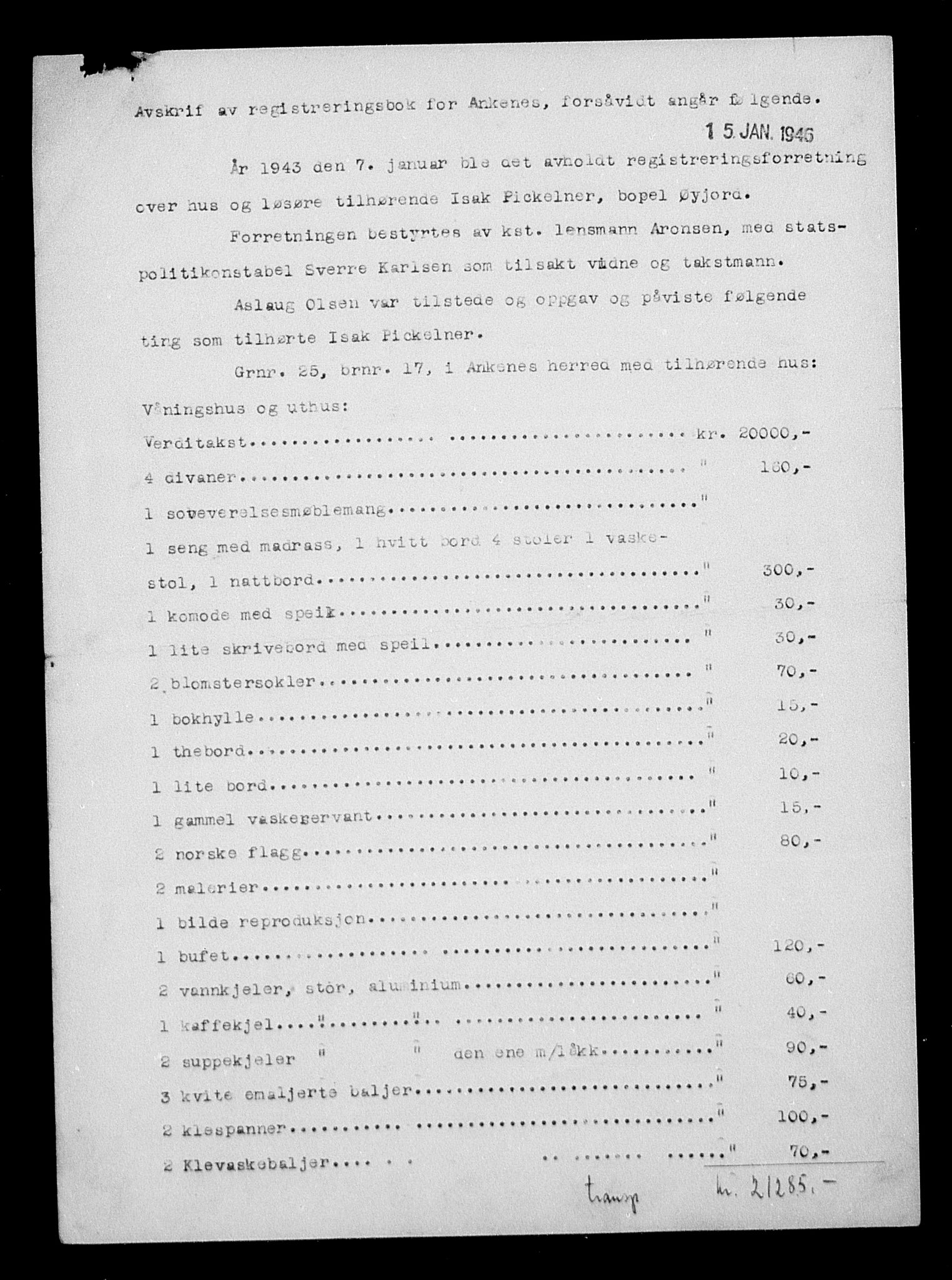 Justisdepartementet, Tilbakeføringskontoret for inndratte formuer, AV/RA-S-1564/H/Hc/Hcb/L0915: --, 1945-1947, s. 192