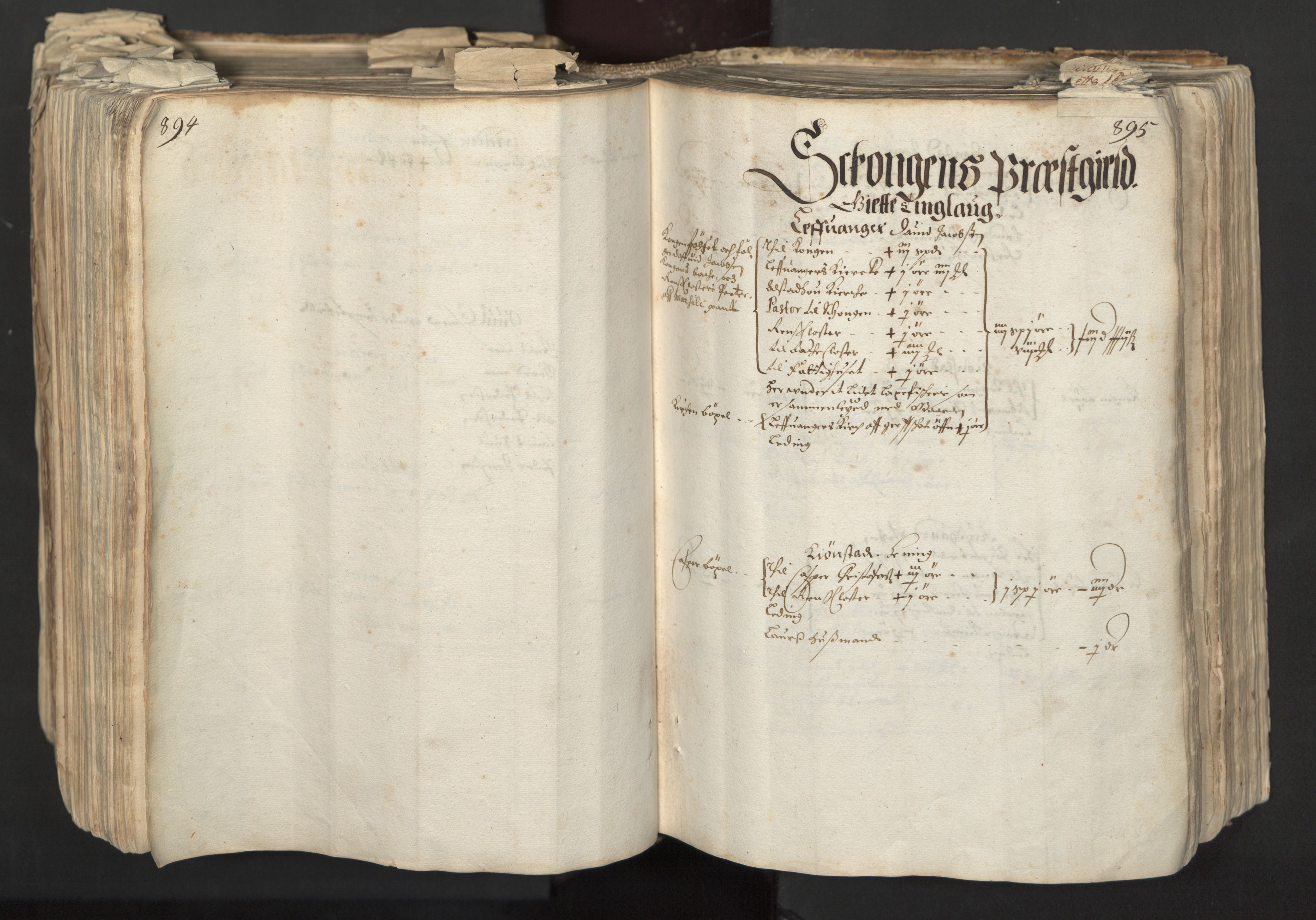 Rentekammeret inntil 1814, Realistisk ordnet avdeling, RA/EA-4070/L/L0027: Trondheim lagdømme:, 1661, s. 894-895