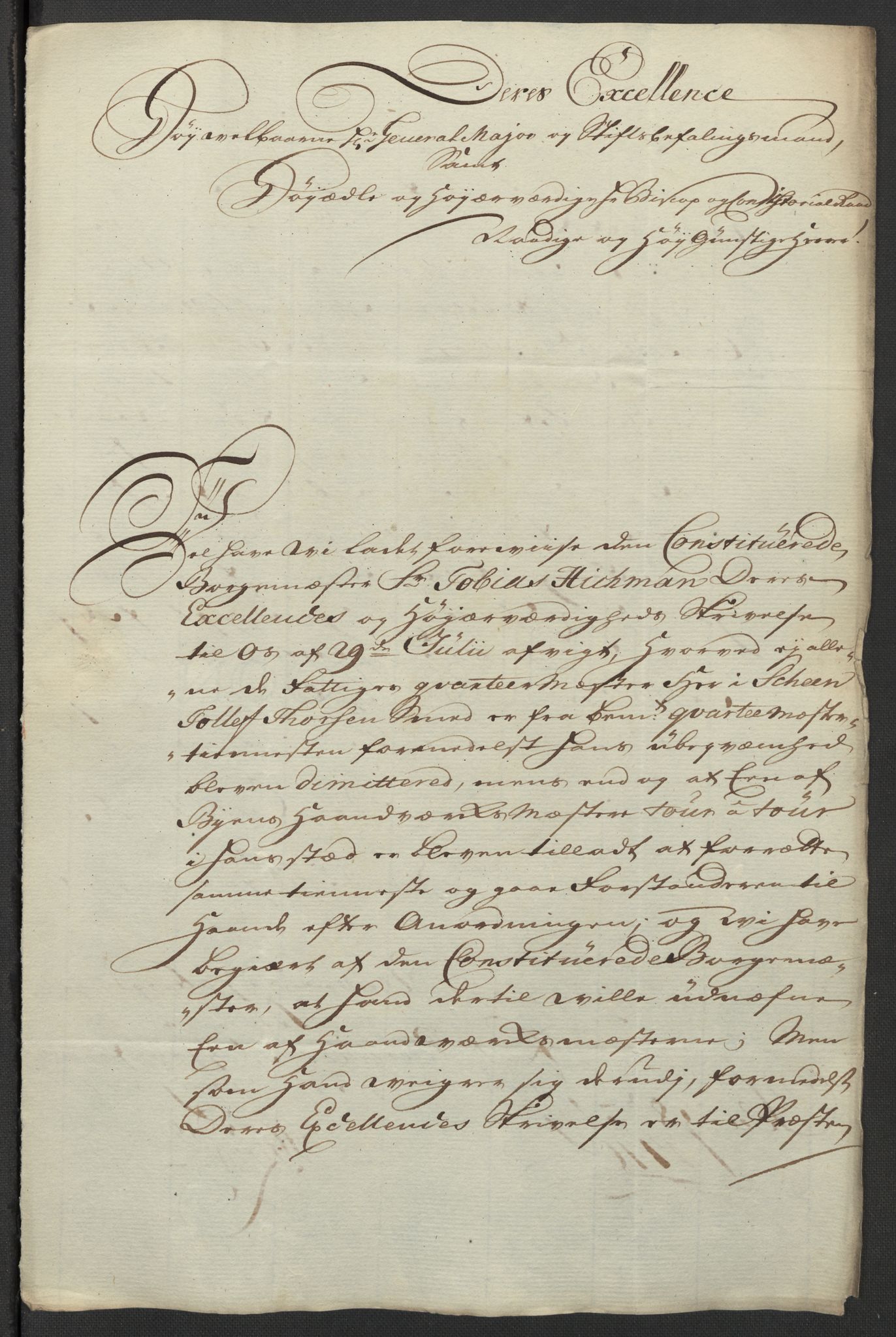 Kristiania tukthus, SAO/A-10644/A/Ad/Adb/L0011: Innkomne skriv, rapporter og regnskap, 1742-1783, s. 248