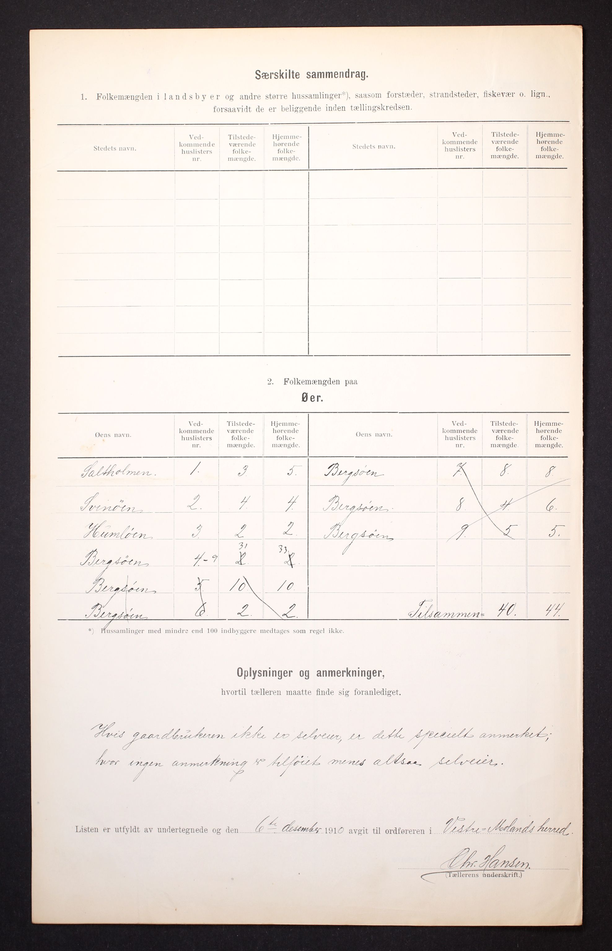 RA, Folketelling 1910 for 0926 Vestre Moland herred, 1910, s. 24