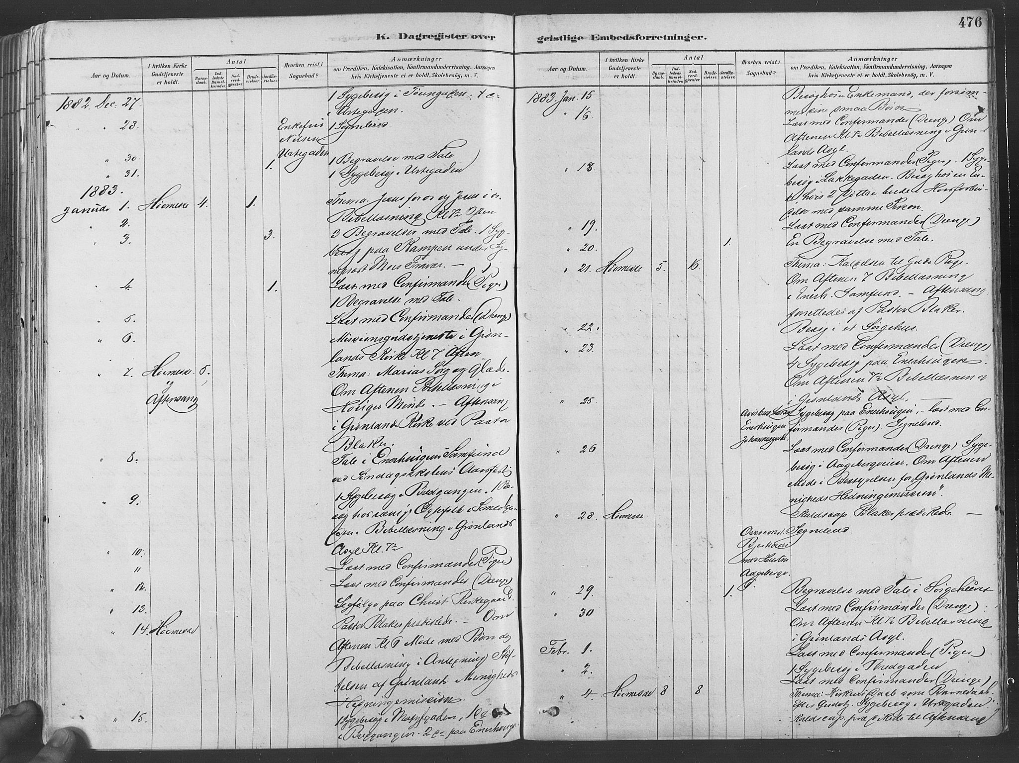 Grønland prestekontor Kirkebøker, SAO/A-10848/F/Fa/L0007: Ministerialbok nr. 7, 1878-1888, s. 476