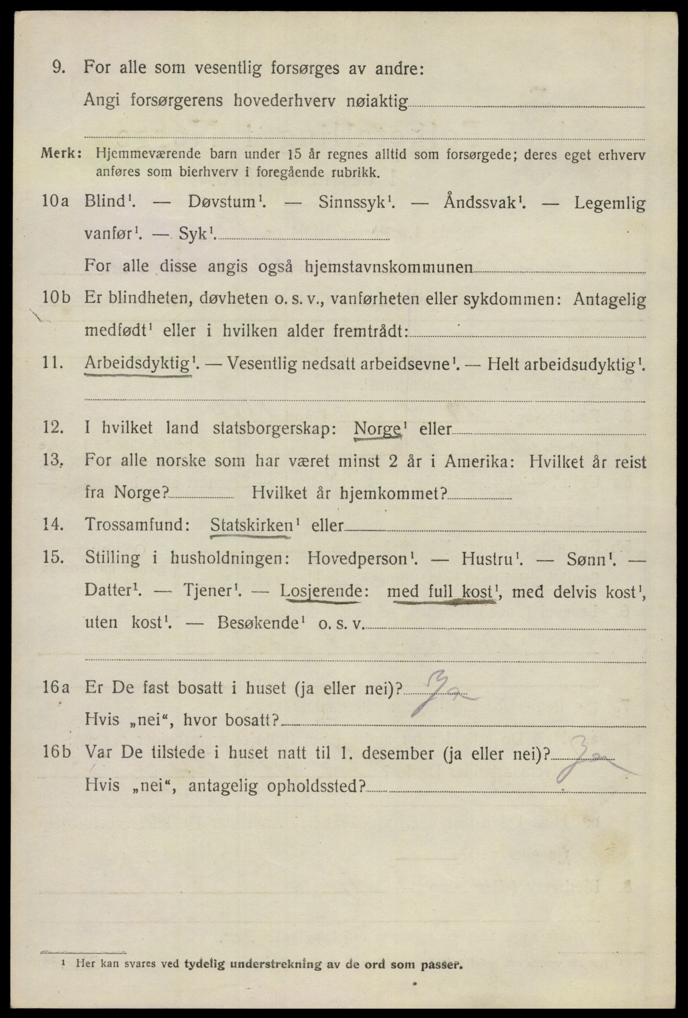 SAO, Folketelling 1920 for 0235 Ullensaker herred, 1920, s. 3908