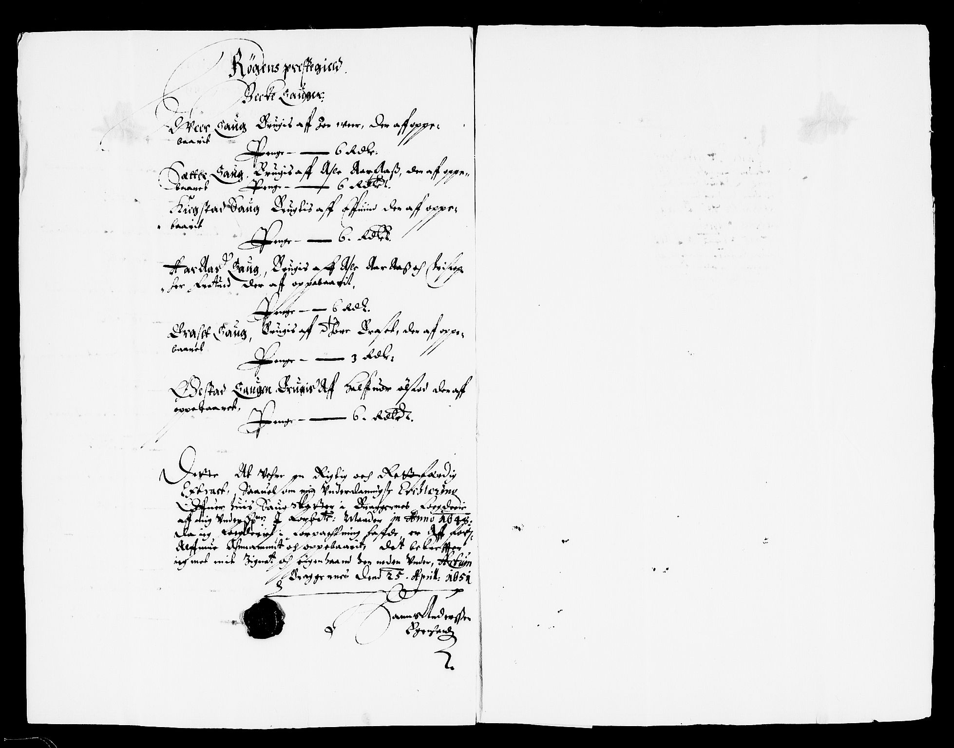 Danske Kanselli, Skapsaker, AV/RA-EA-4061/F/L0004: Skap 8, pakke 102-103A, 1651-1686, s. 40
