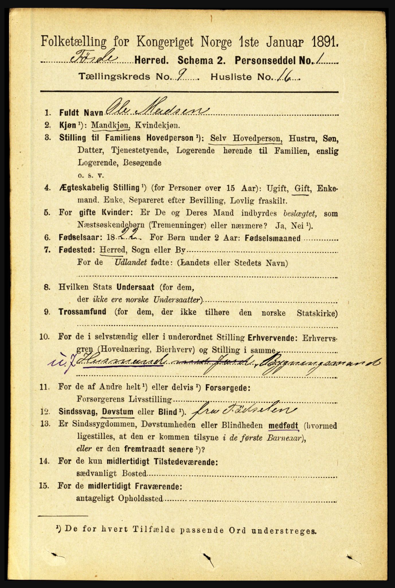 RA, Folketelling 1891 for 1432 Førde herred, 1891, s. 3415