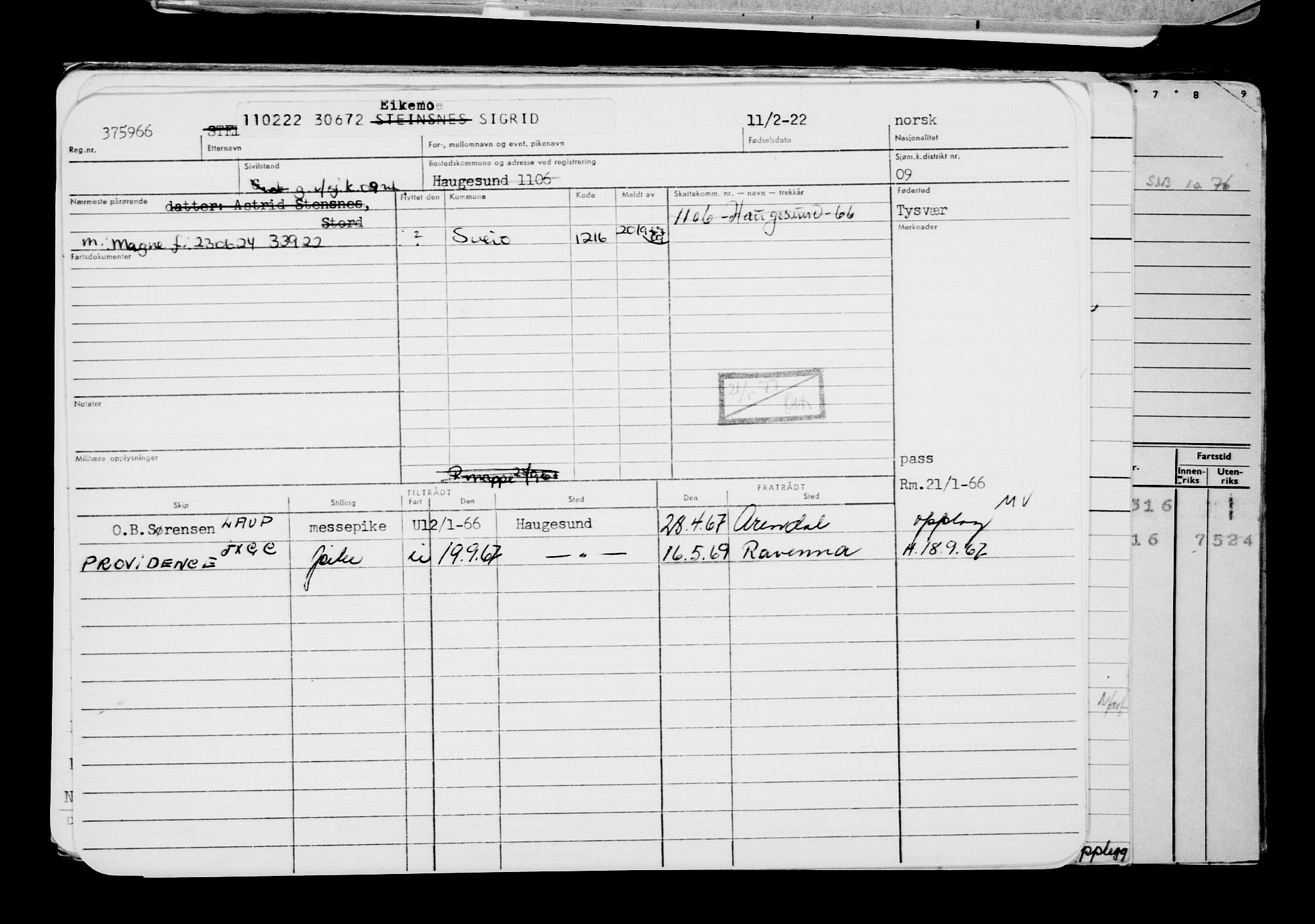 Direktoratet for sjømenn, AV/RA-S-3545/G/Gb/L0202: Hovedkort, 1922, s. 784