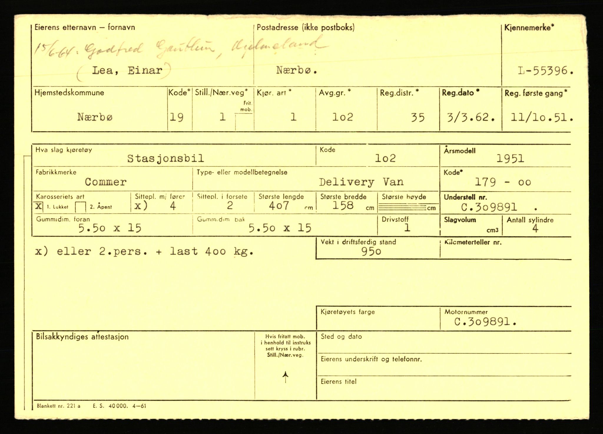 Stavanger trafikkstasjon, AV/SAST-A-101942/0/F/L0054: L-54200 - L-55699, 1930-1971, s. 2367