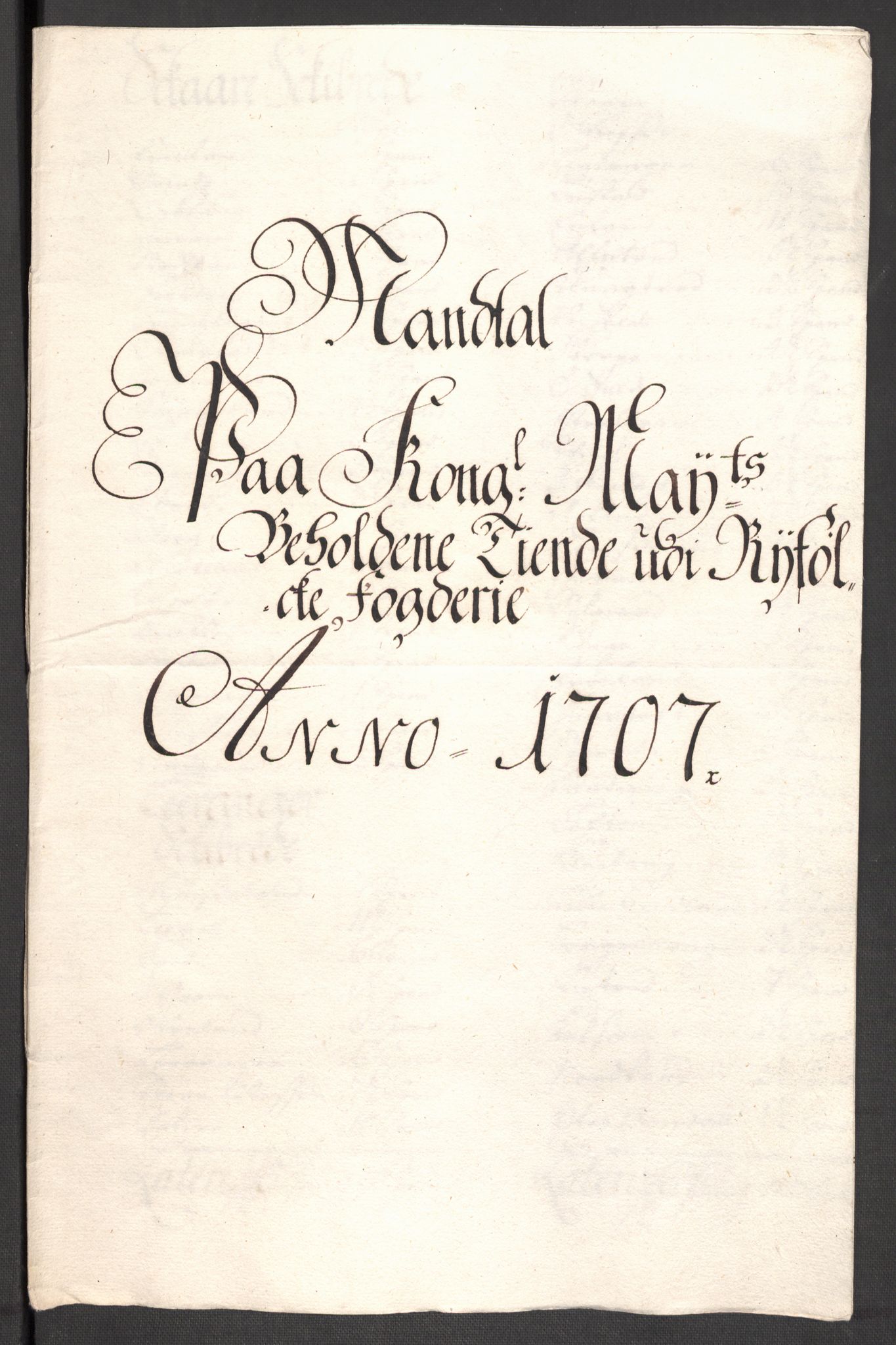 Rentekammeret inntil 1814, Reviderte regnskaper, Fogderegnskap, AV/RA-EA-4092/R47/L2861: Fogderegnskap Ryfylke, 1706-1709, s. 108