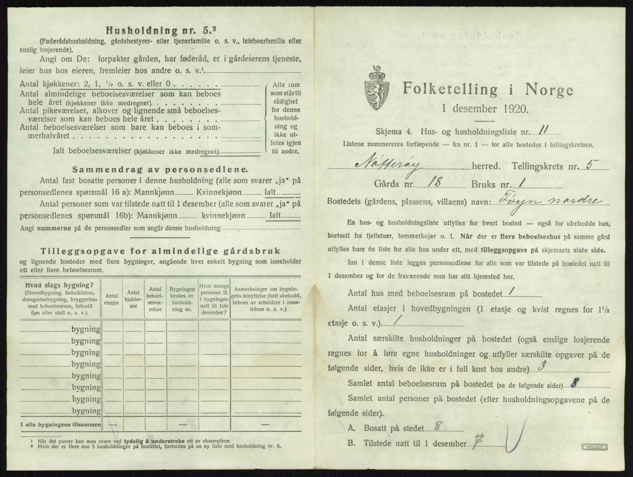 SAKO, Folketelling 1920 for 0722 Nøtterøy herred, 1920, s. 892