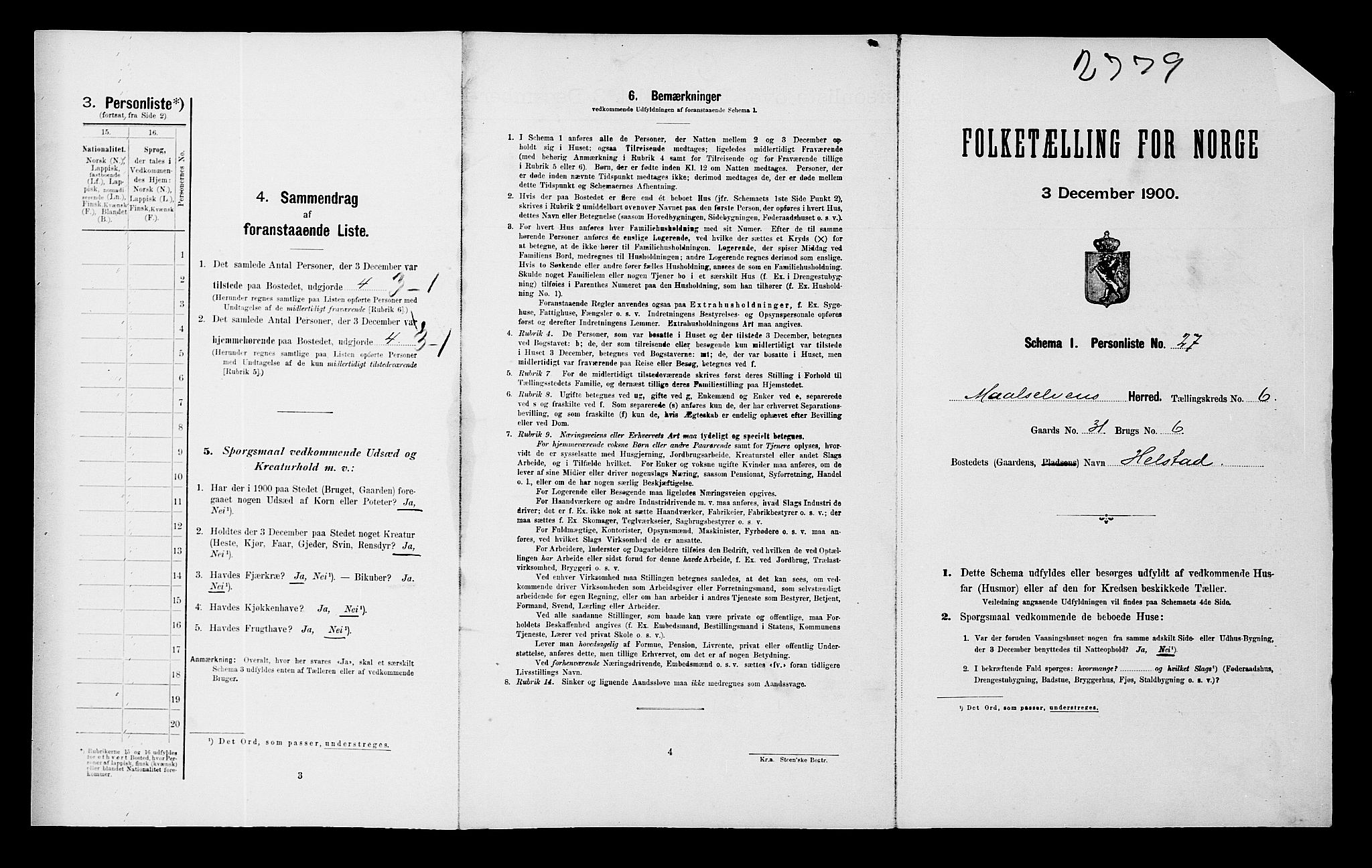 SATØ, Folketelling 1900 for 1924 Målselv herred, 1900, s. 504