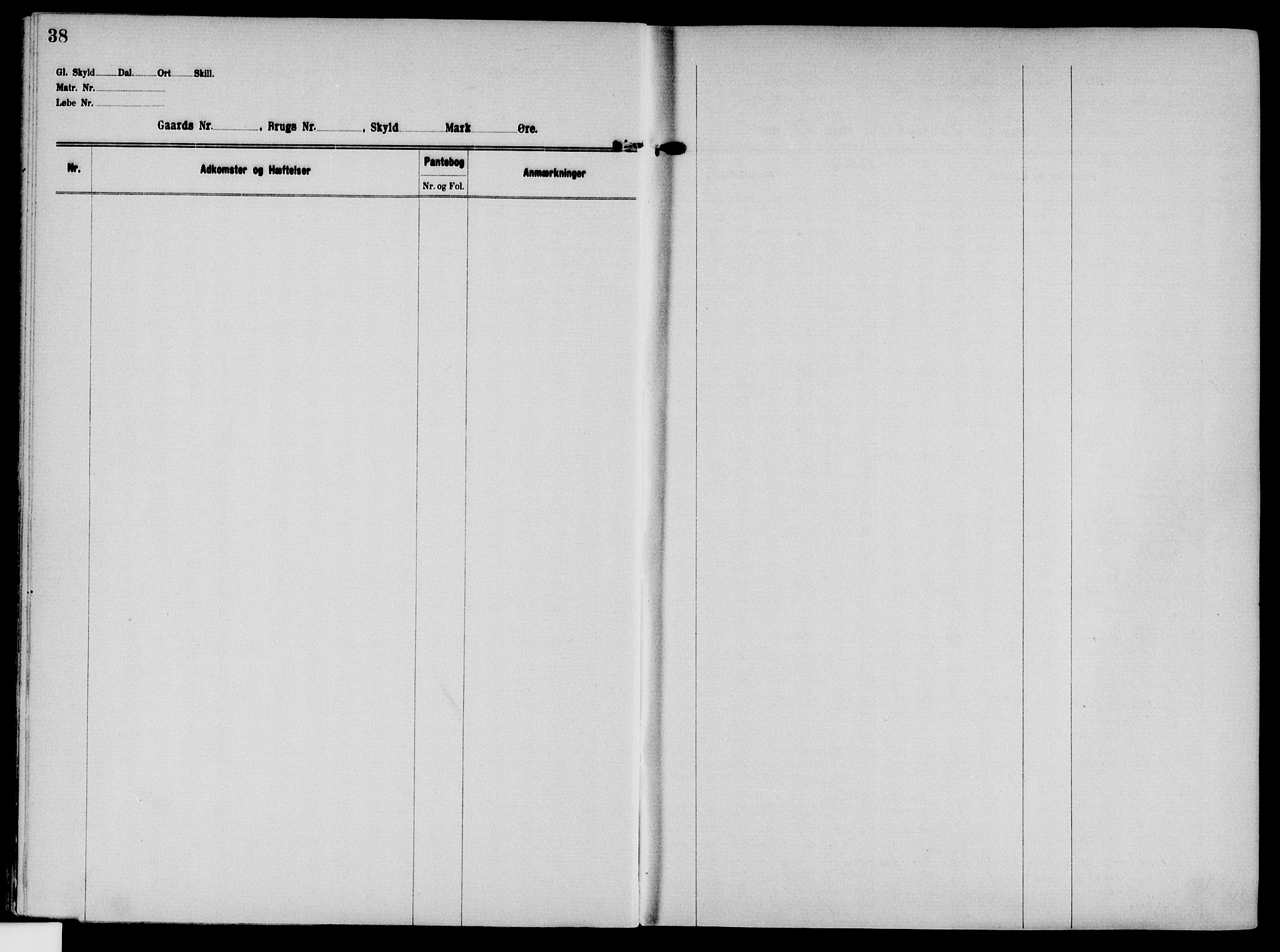 Solør tingrett, AV/SAH-TING-008/H/Ha/Hak/L0004: Panteregister nr. IV, 1900-1935, s. 38