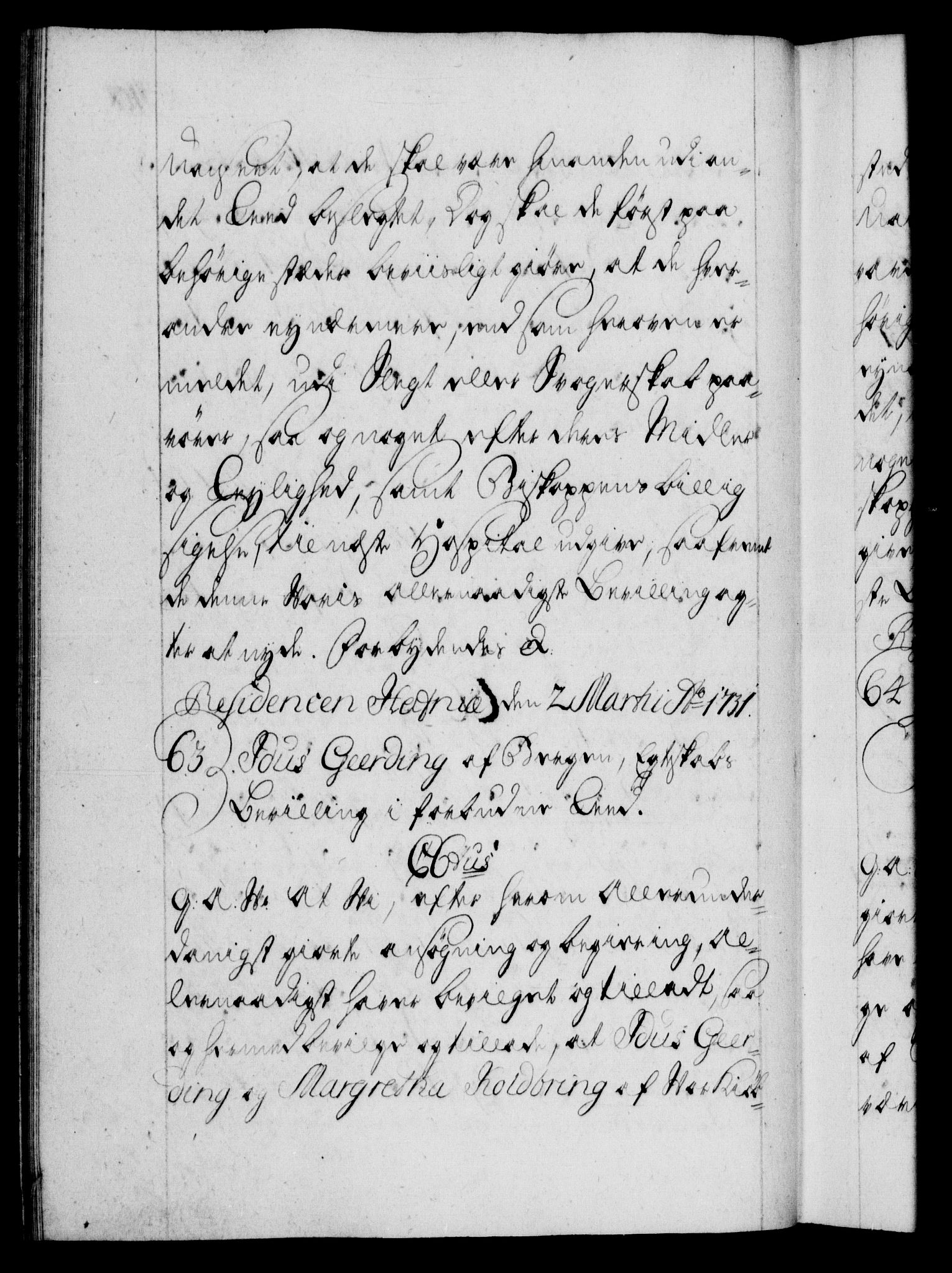 Danske Kanselli 1572-1799, AV/RA-EA-3023/F/Fc/Fca/Fcaa/L0027: Norske registre, 1730-1732, s. 108b