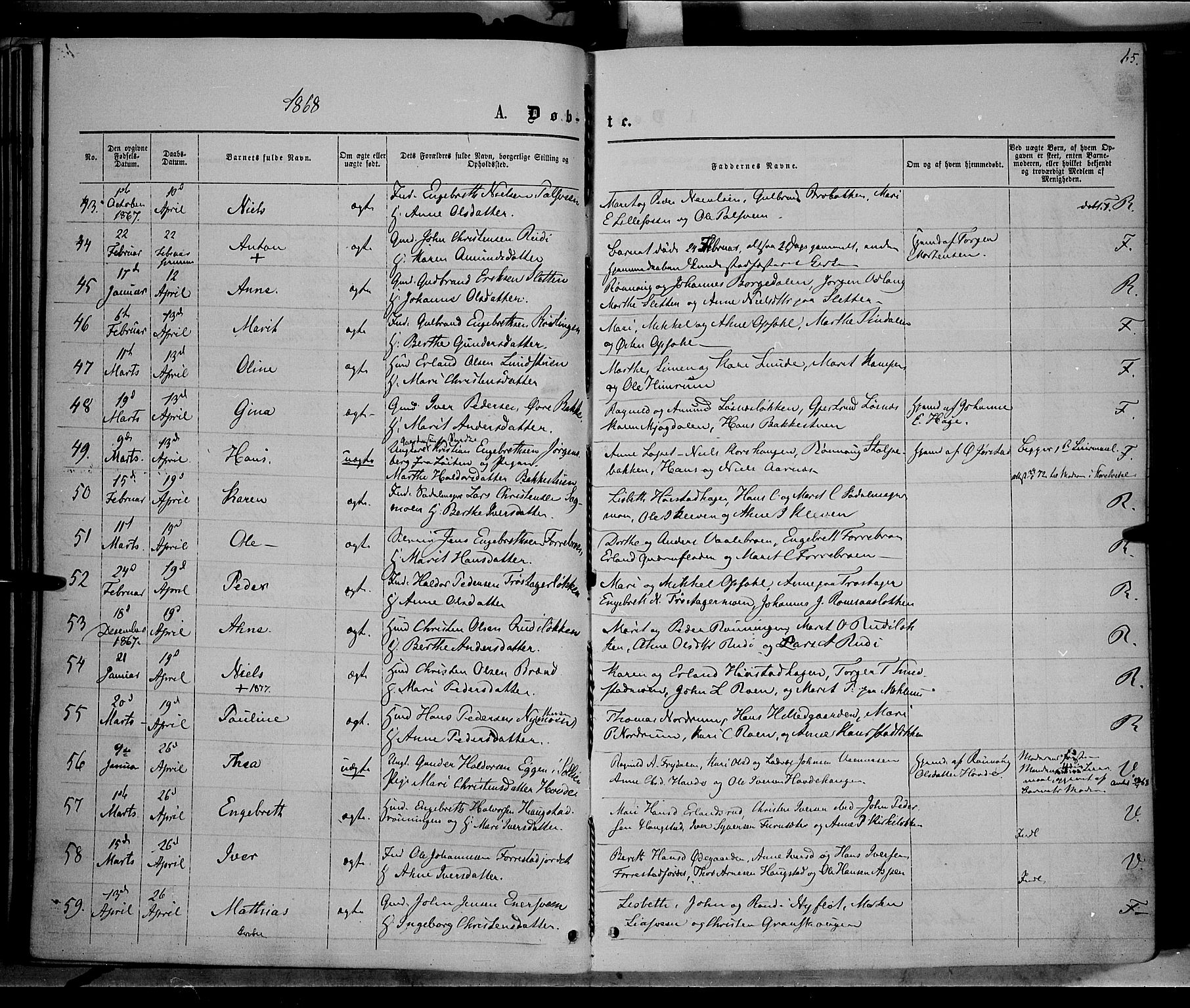 Ringebu prestekontor, AV/SAH-PREST-082/H/Ha/Haa/L0007: Ministerialbok nr. 7, 1860-1877, s. 65
