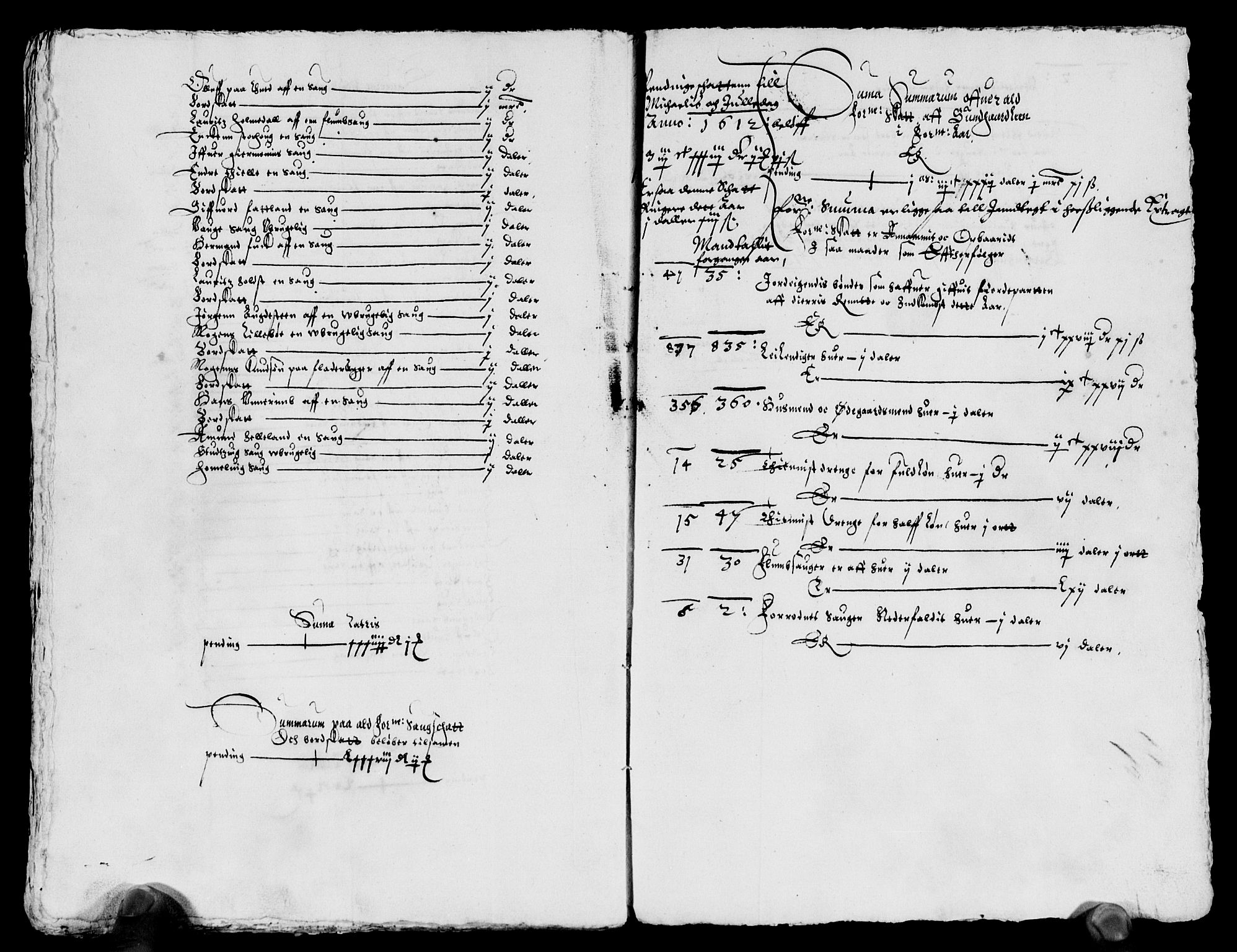 Rentekammeret inntil 1814, Reviderte regnskaper, Lensregnskaper, AV/RA-EA-5023/R/Rb/Rbt/L0016: Bergenhus len, 1613-1615