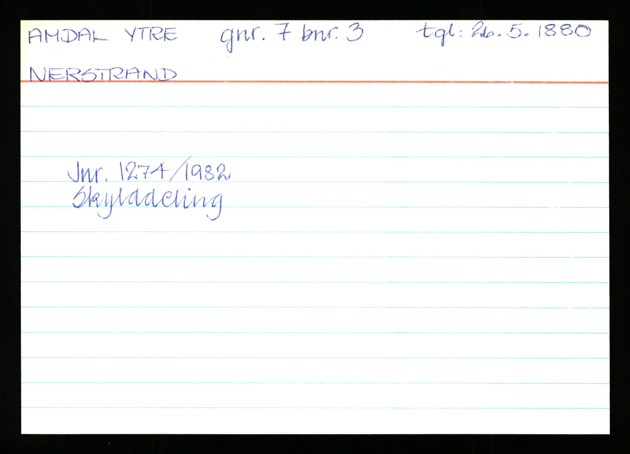 Statsarkivet i Stavanger, AV/SAST-A-101971/03/Y/Yk/L0001: Registerkort sortert etter gårdsnavn: Apeland - Auglend, 1750-1930, s. 192