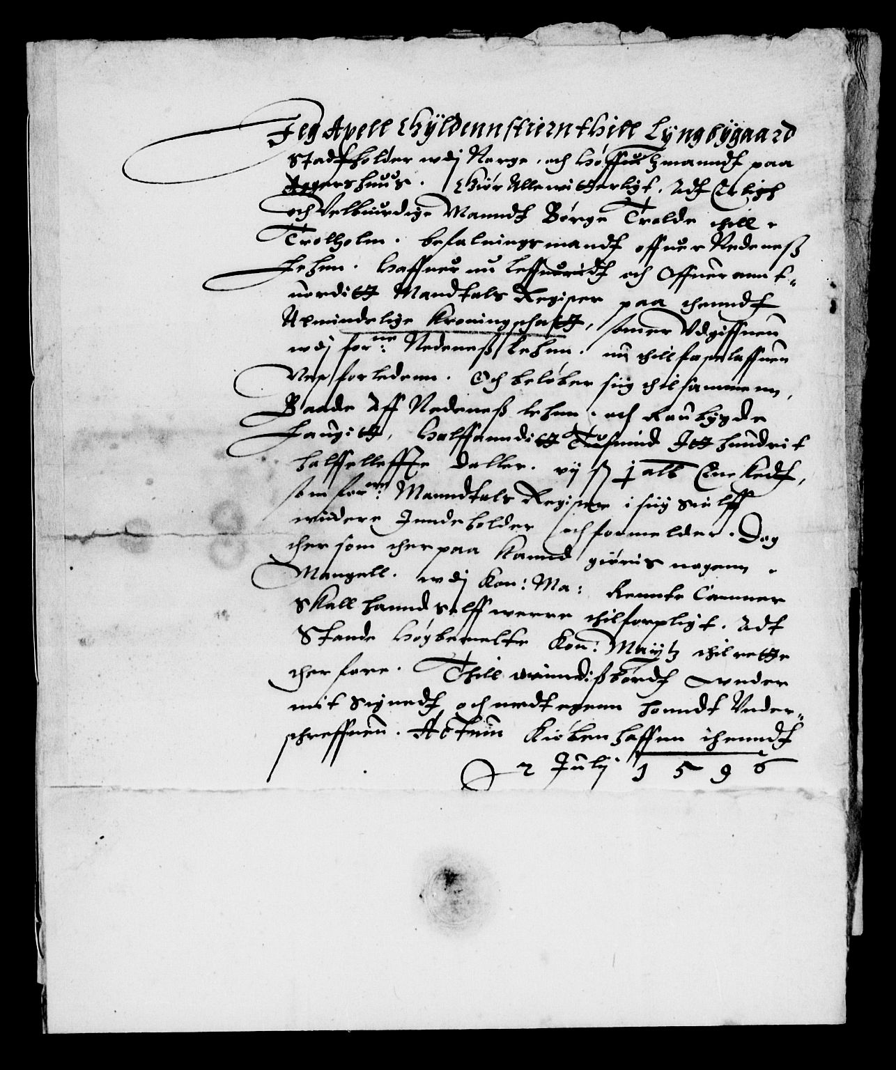 Rentekammeret inntil 1814, Reviderte regnskaper, Lensregnskaper, AV/RA-EA-5023/R/Rb/Rbq/L0001: Nedenes len. Mandals len. Råbyggelag., 1592-1607