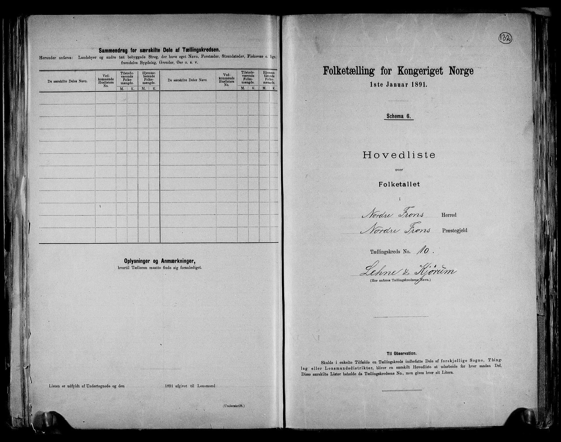 RA, Folketelling 1891 for 0518 Nord-Fron herred, 1891, s. 27