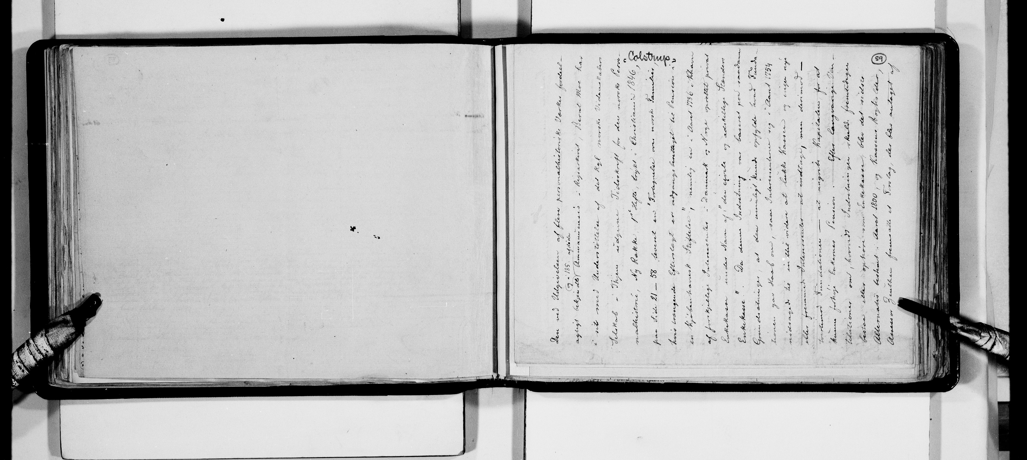 Lassens samlinger, AV/RA-PA-0051/F/Fa/L0010: Personalhistoriske og genealogiske opptegnelser: Cold - Czolbe, 1500-1907