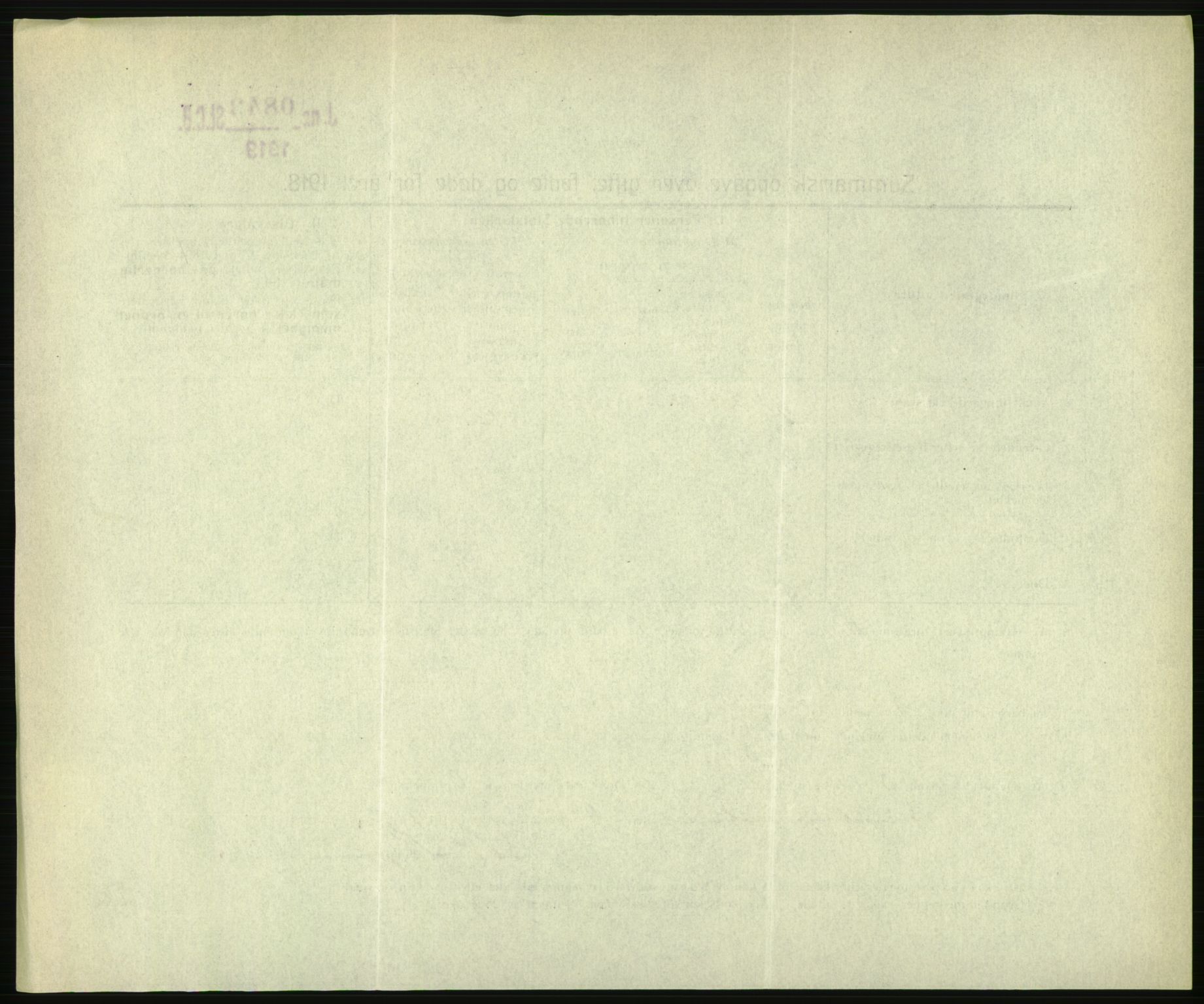 Statistisk sentralbyrå, Sosiodemografiske emner, Befolkning, AV/RA-S-2228/D/Df/Dfb/Dfbh/L0059: Summariske oppgaver over gifte, fødte og døde for hele landet., 1918, s. 772