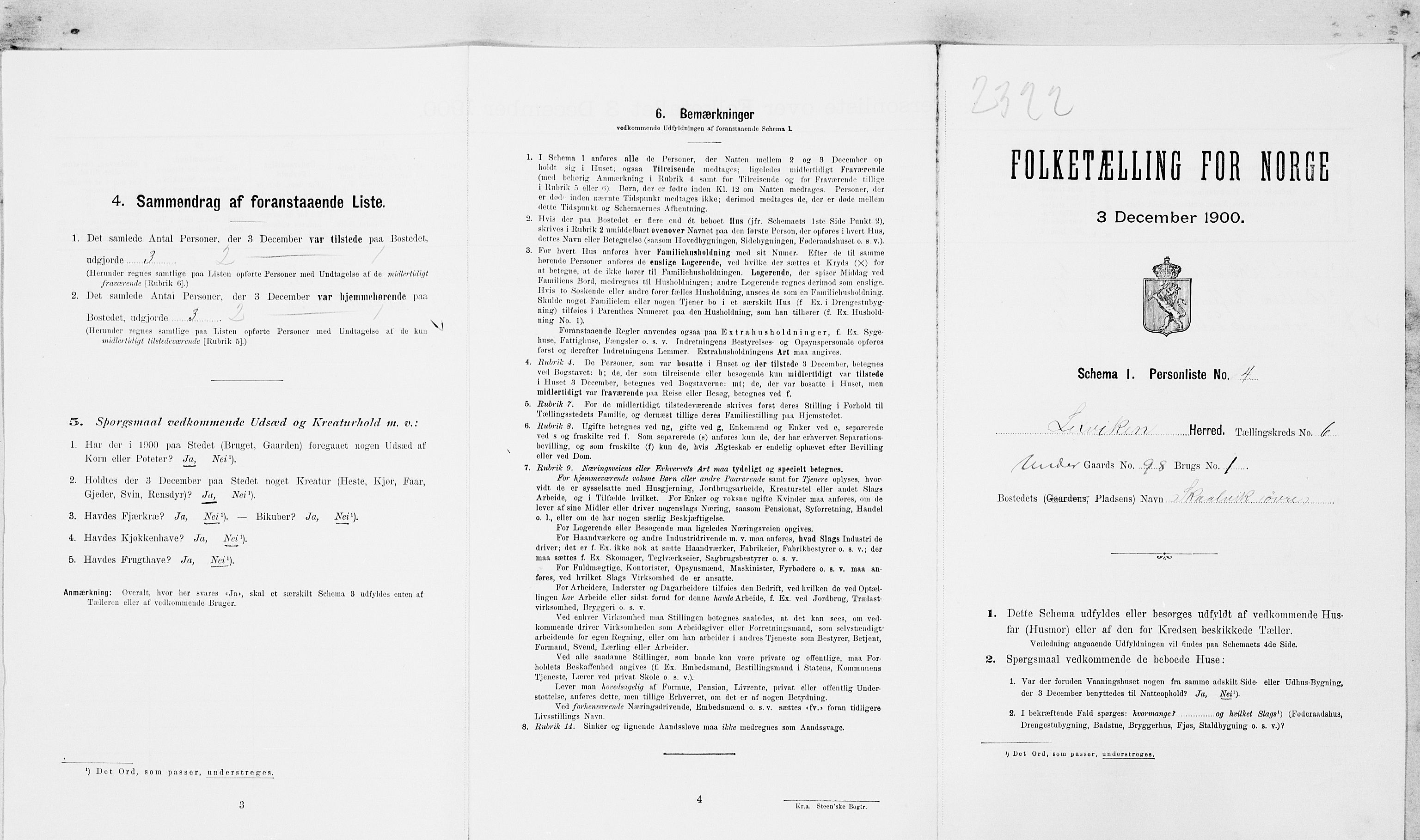 SAT, Folketelling 1900 for 1718 Leksvik herred, 1900, s. 779