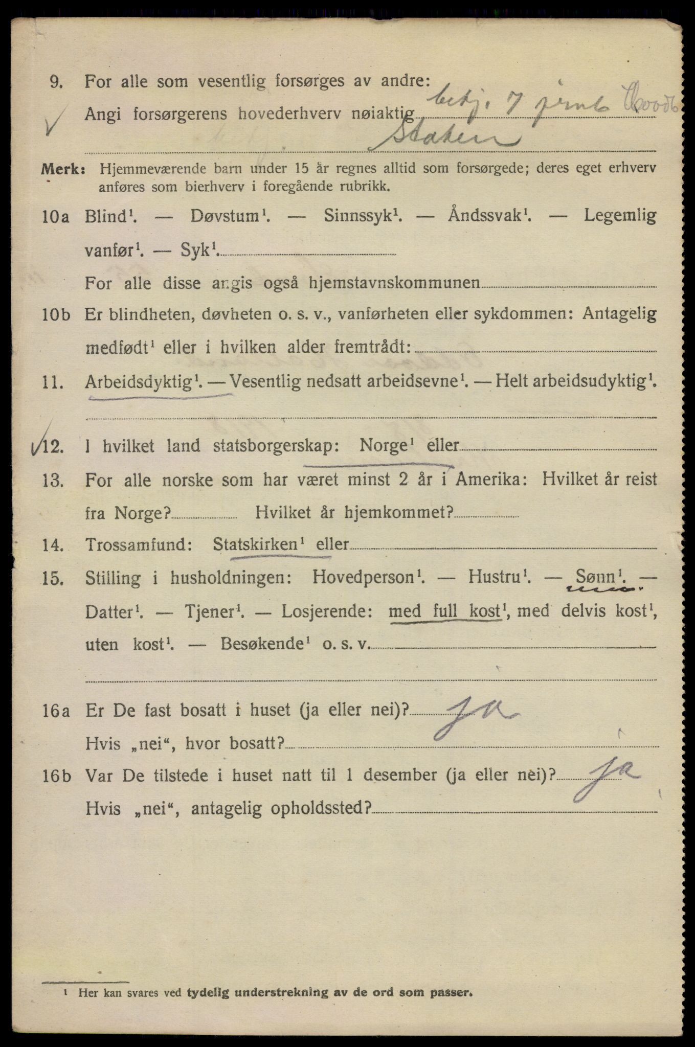 SAO, Folketelling 1920 for 0301 Kristiania kjøpstad, 1920, s. 521474