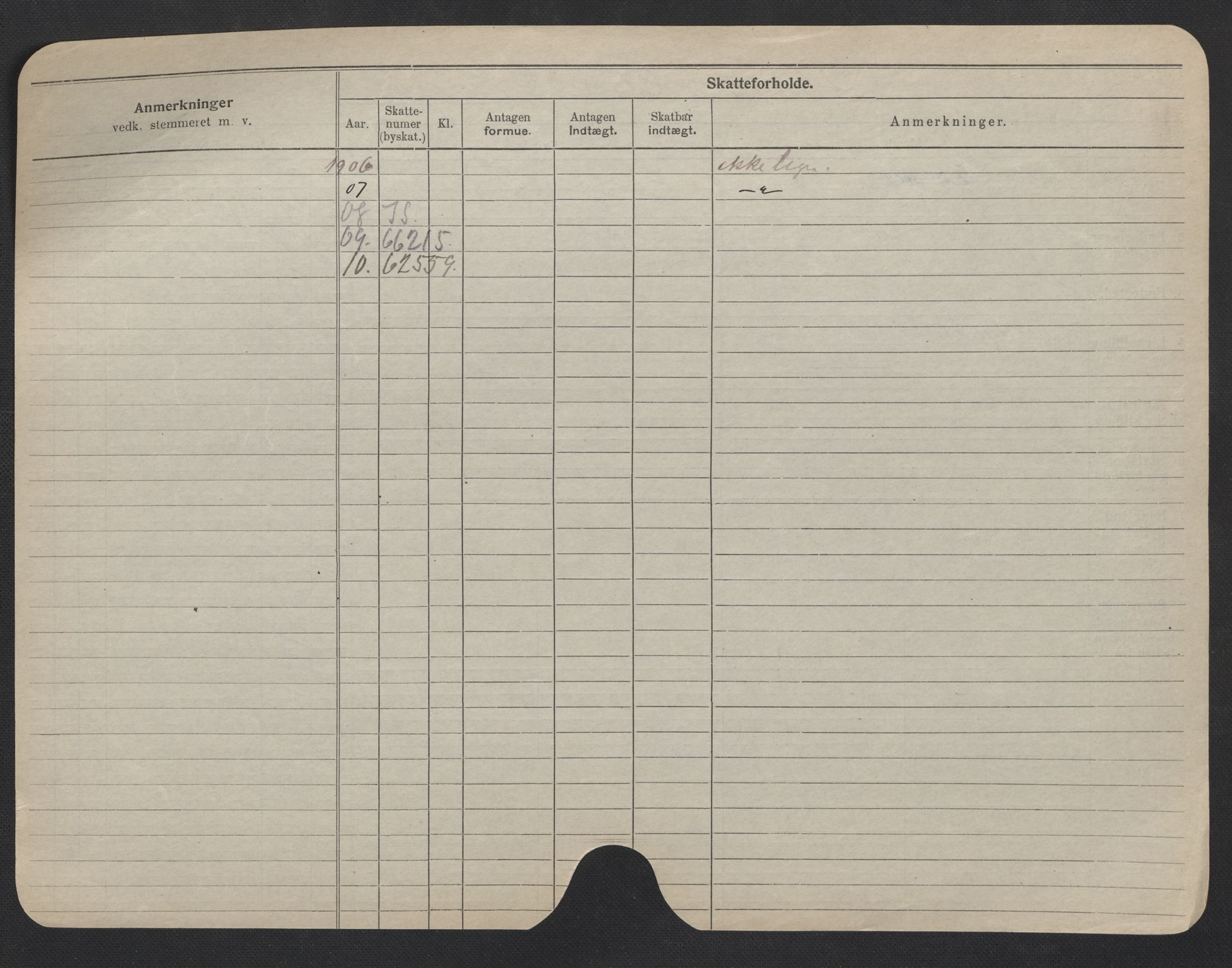 Oslo folkeregister, Registerkort, SAO/A-11715/F/Fa/Fac/L0006: Menn, 1906-1914, s. 1176b