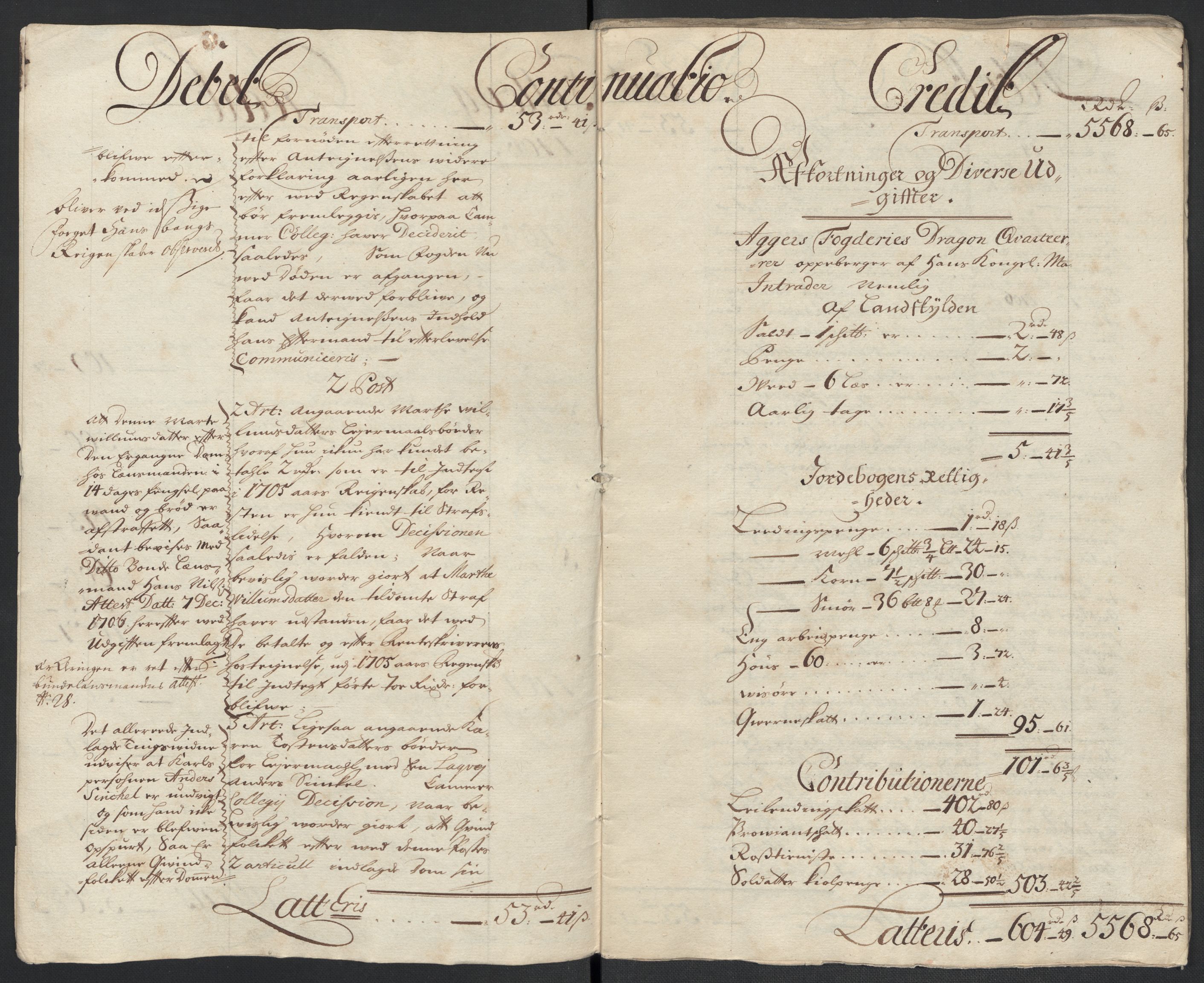 Rentekammeret inntil 1814, Reviderte regnskaper, Fogderegnskap, RA/EA-4092/R10/L0446: Fogderegnskap Aker og Follo, 1705-1706, s. 139