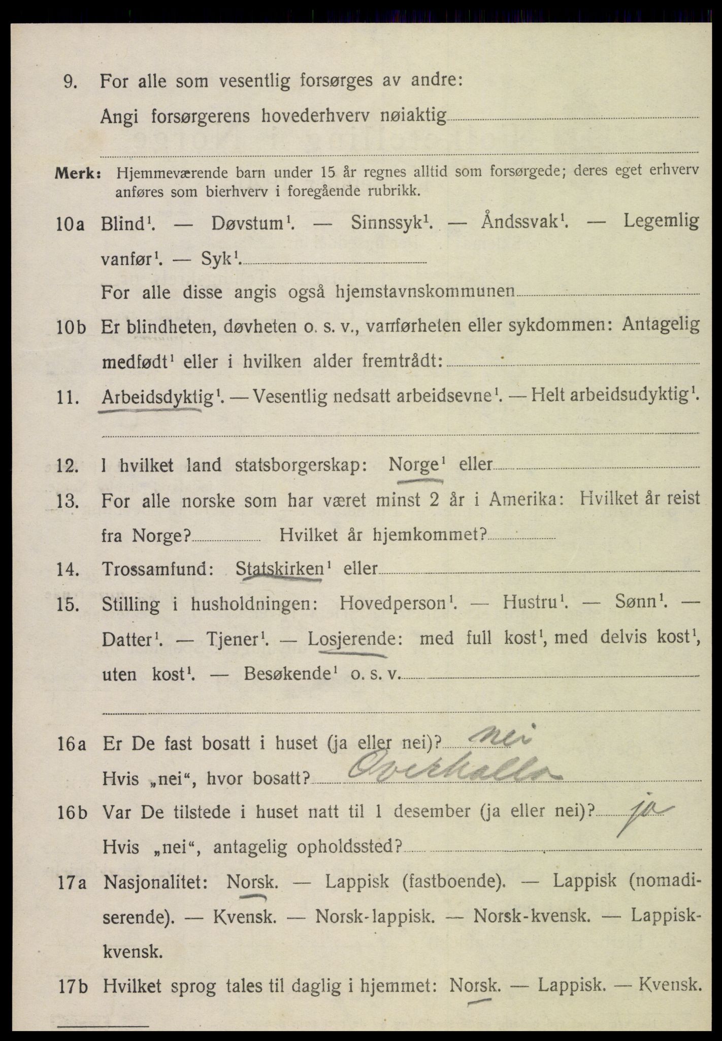SAT, Folketelling 1920 for 1746 Klinga herred, 1920, s. 2098