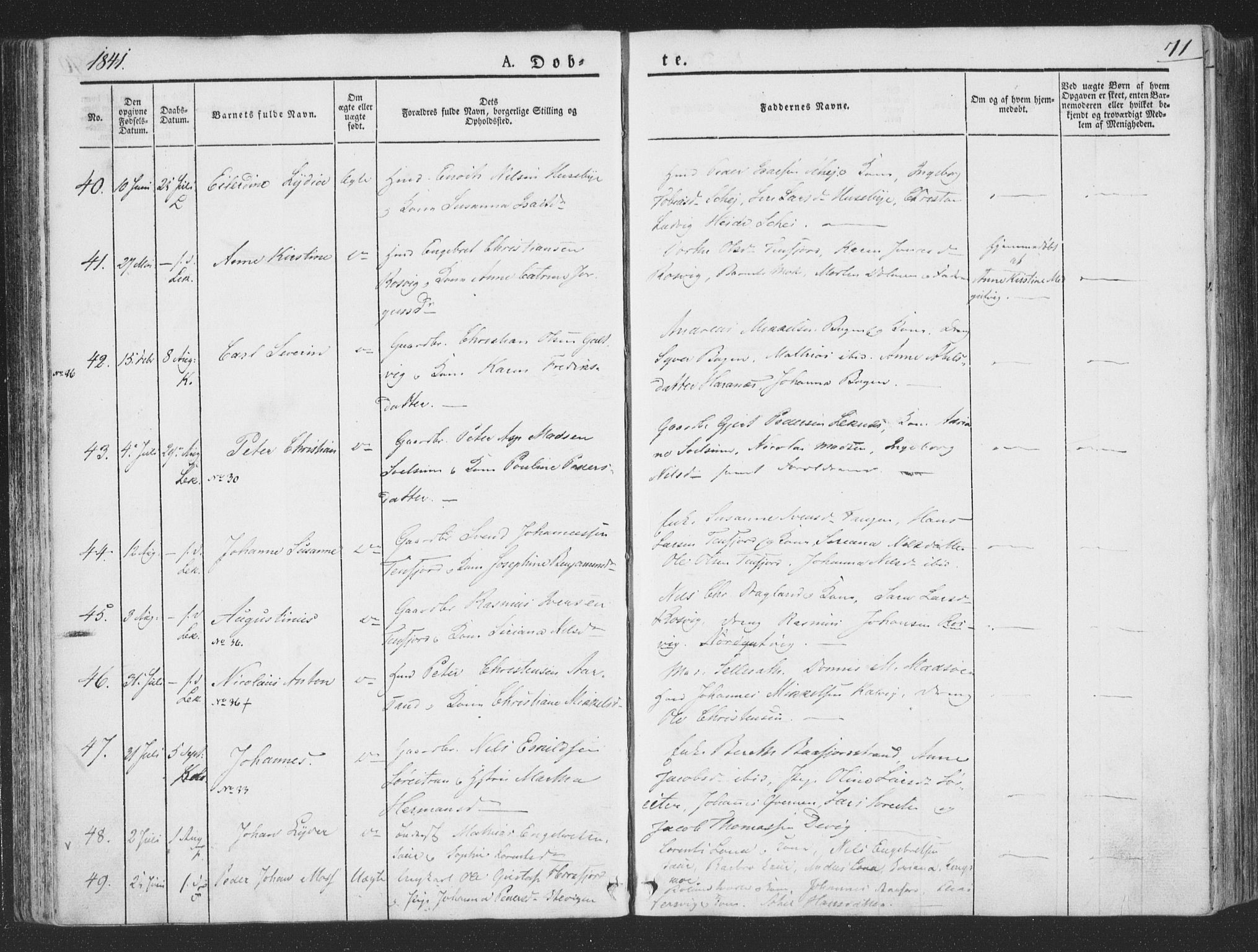 Ministerialprotokoller, klokkerbøker og fødselsregistre - Nord-Trøndelag, AV/SAT-A-1458/780/L0639: Ministerialbok nr. 780A04, 1830-1844, s. 71