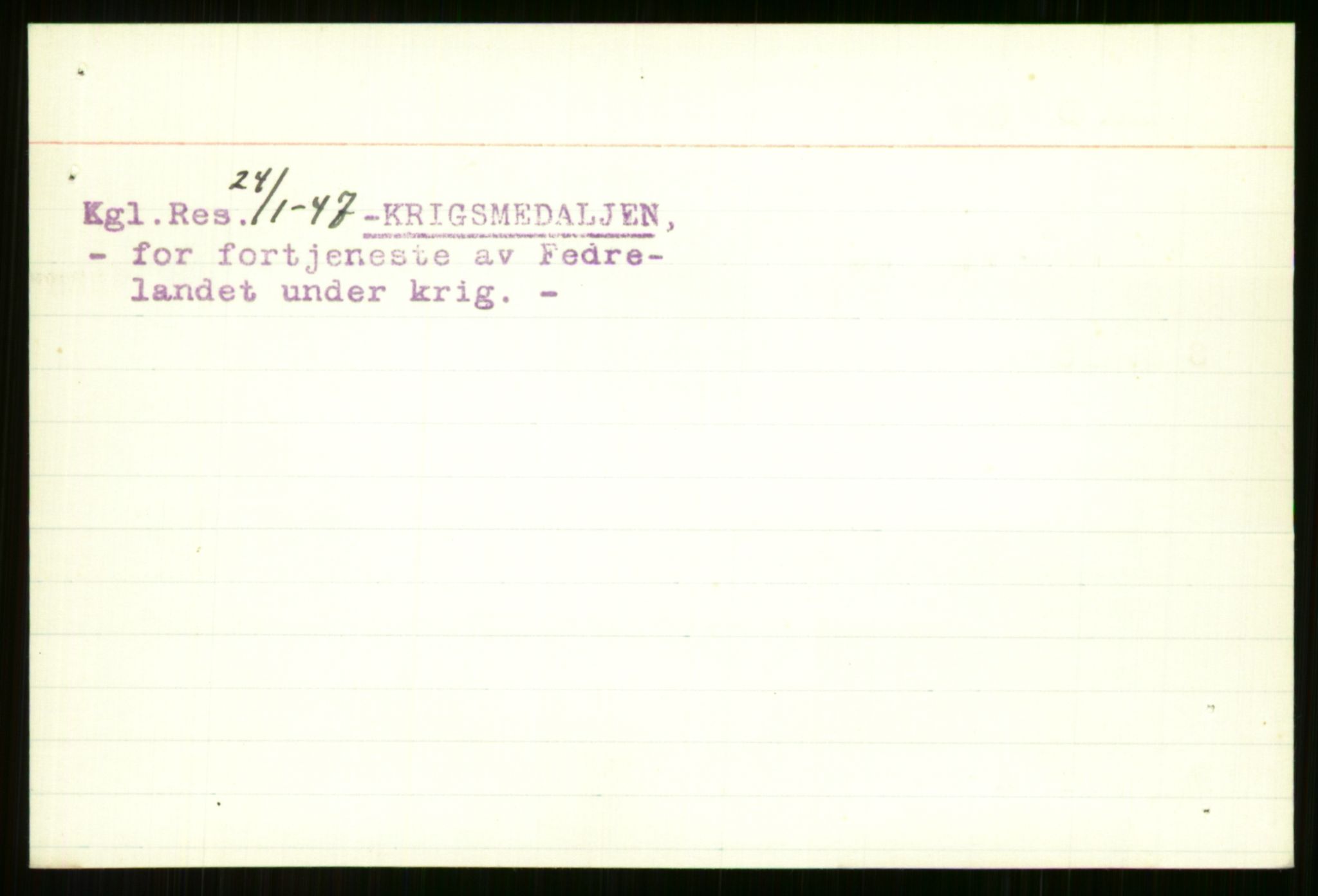 Direktoratet for sjømenn, AV/RA-S-3545/G/Gi/L0005: Alfabetisk ordnet kartotek over krigsdekorasjoner tildelt nordmenn under krigen, Ekeberg - Hendriksen, 1940-1945, s. 640