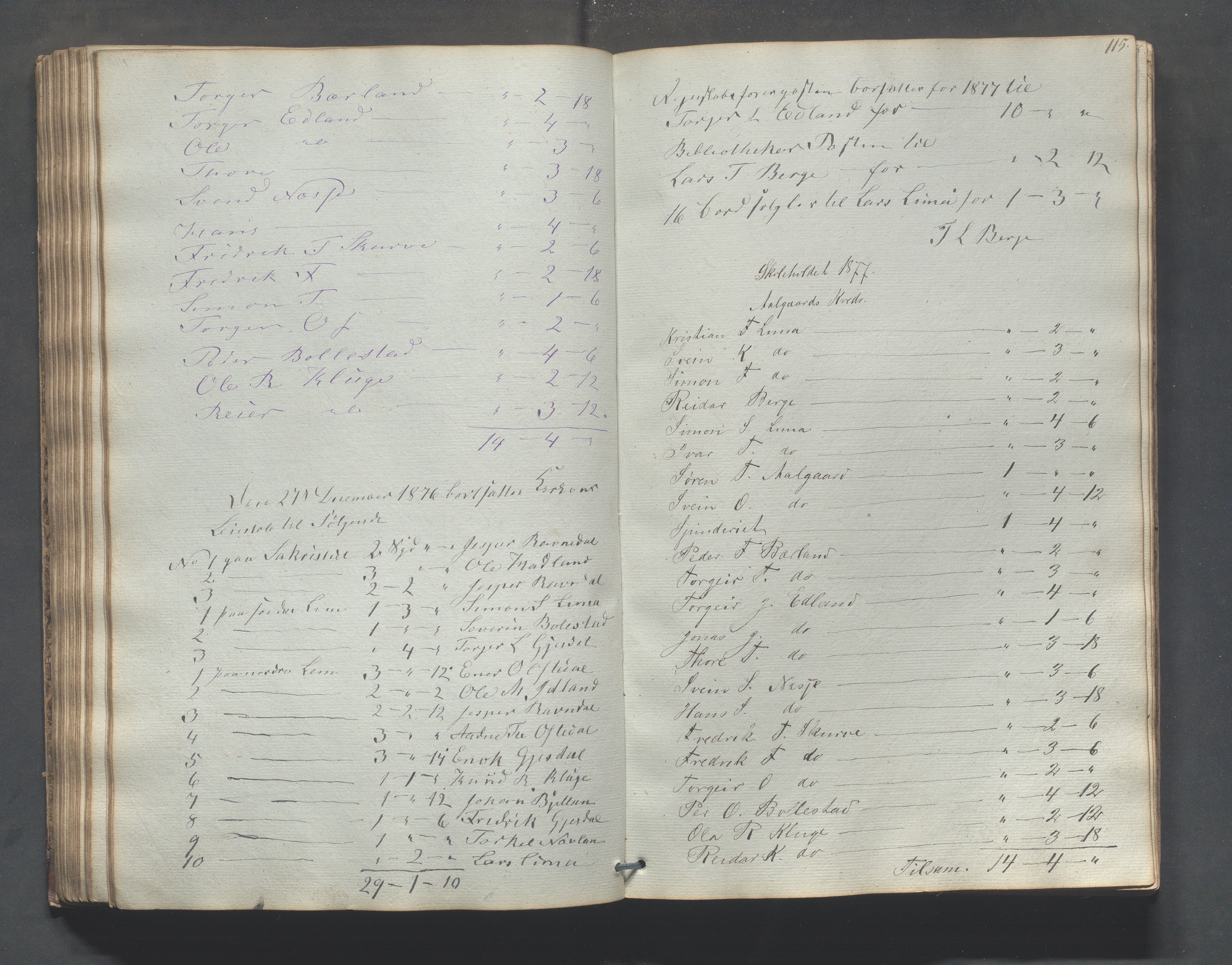 Gjesdal kommune - Formannskapet, IKAR/K-101383/C/Ca/L0001: Brevjournal, 1837-1880, s. 115