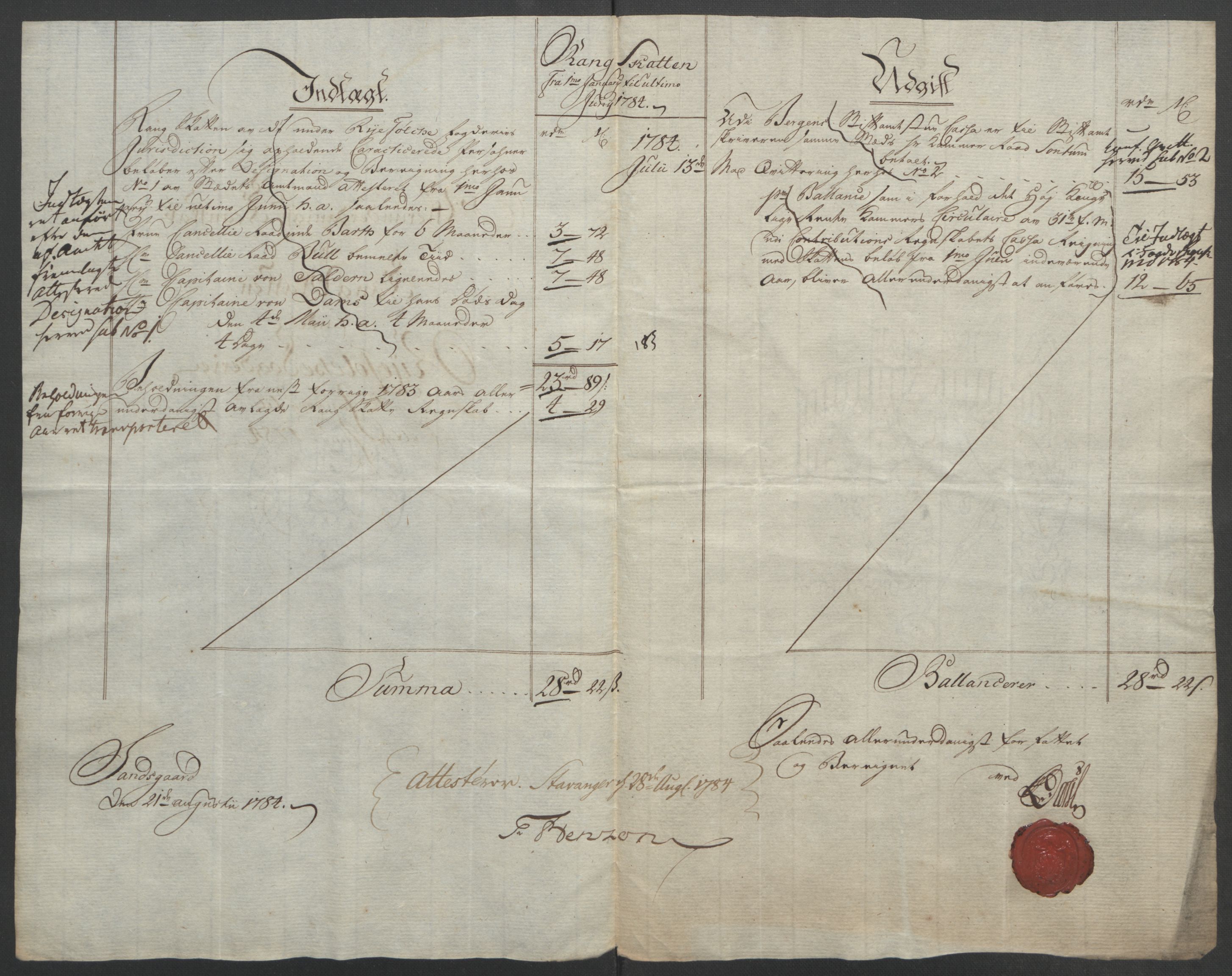 Rentekammeret inntil 1814, Reviderte regnskaper, Fogderegnskap, RA/EA-4092/R47/L2972: Ekstraskatten Ryfylke, 1762-1780, s. 673