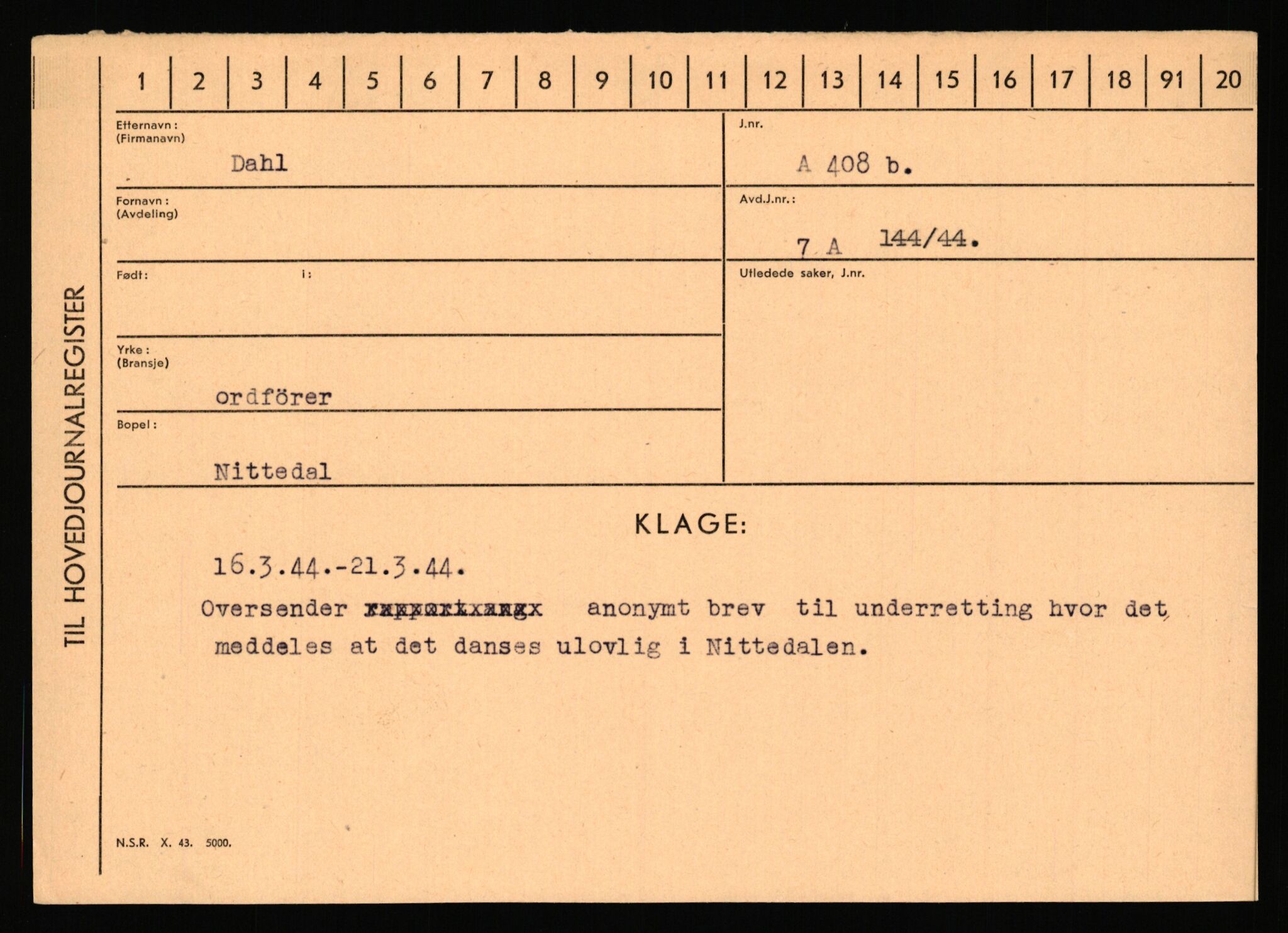 Statspolitiet - Hovedkontoret / Osloavdelingen, AV/RA-S-1329/C/Ca/L0003: Brechan - Eichinger	, 1943-1945, s. 2379