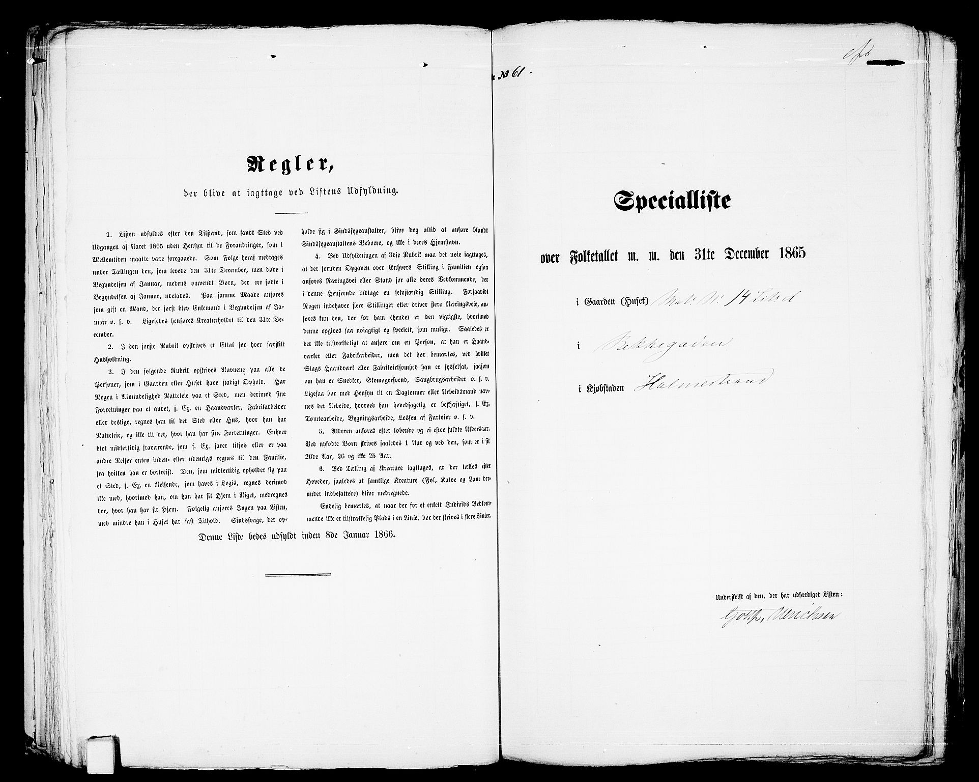 RA, Folketelling 1865 for 0702B Botne prestegjeld, Holmestrand kjøpstad, 1865, s. 129