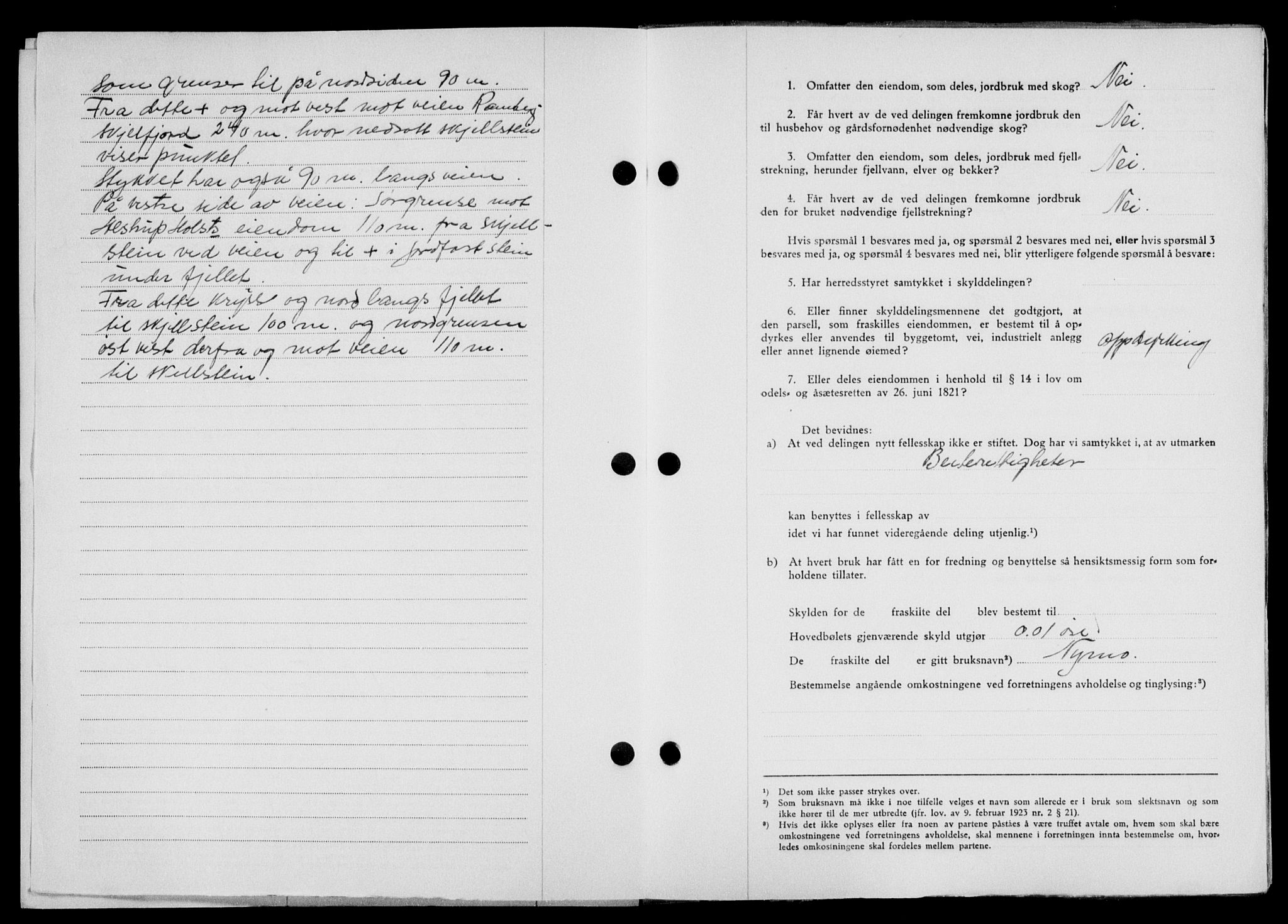 Lofoten sorenskriveri, SAT/A-0017/1/2/2C/L0014a: Pantebok nr. 14a, 1946-1946, Dagboknr: 1412/1946