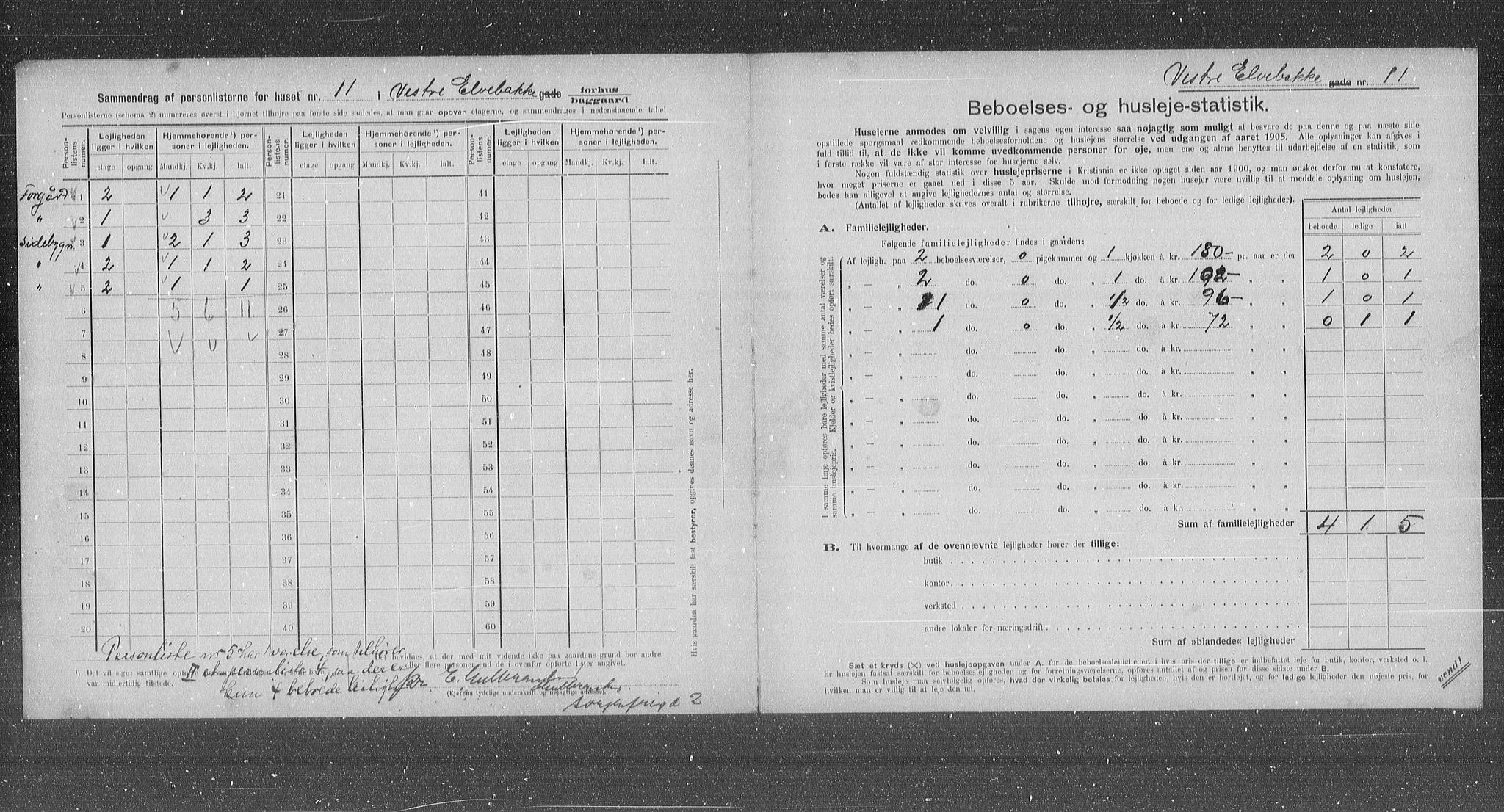 OBA, Kommunal folketelling 31.12.1905 for Kristiania kjøpstad, 1905, s. 64406