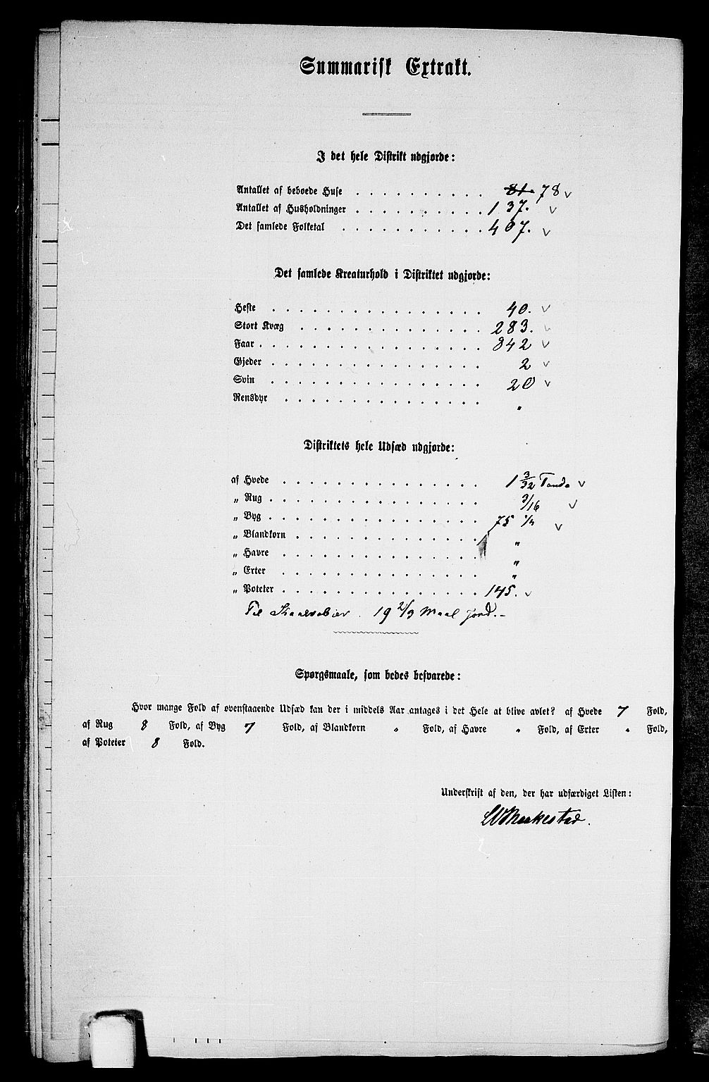 RA, Folketelling 1865 for 1230P Kinsarvik prestegjeld, 1865, s. 171