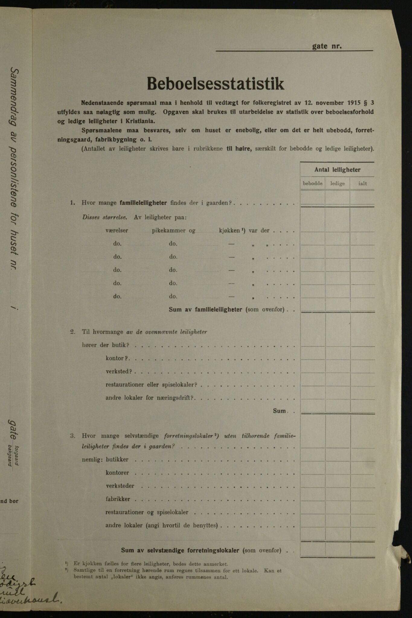 OBA, Kommunal folketelling 1.12.1923 for Kristiania, 1923, s. 90569