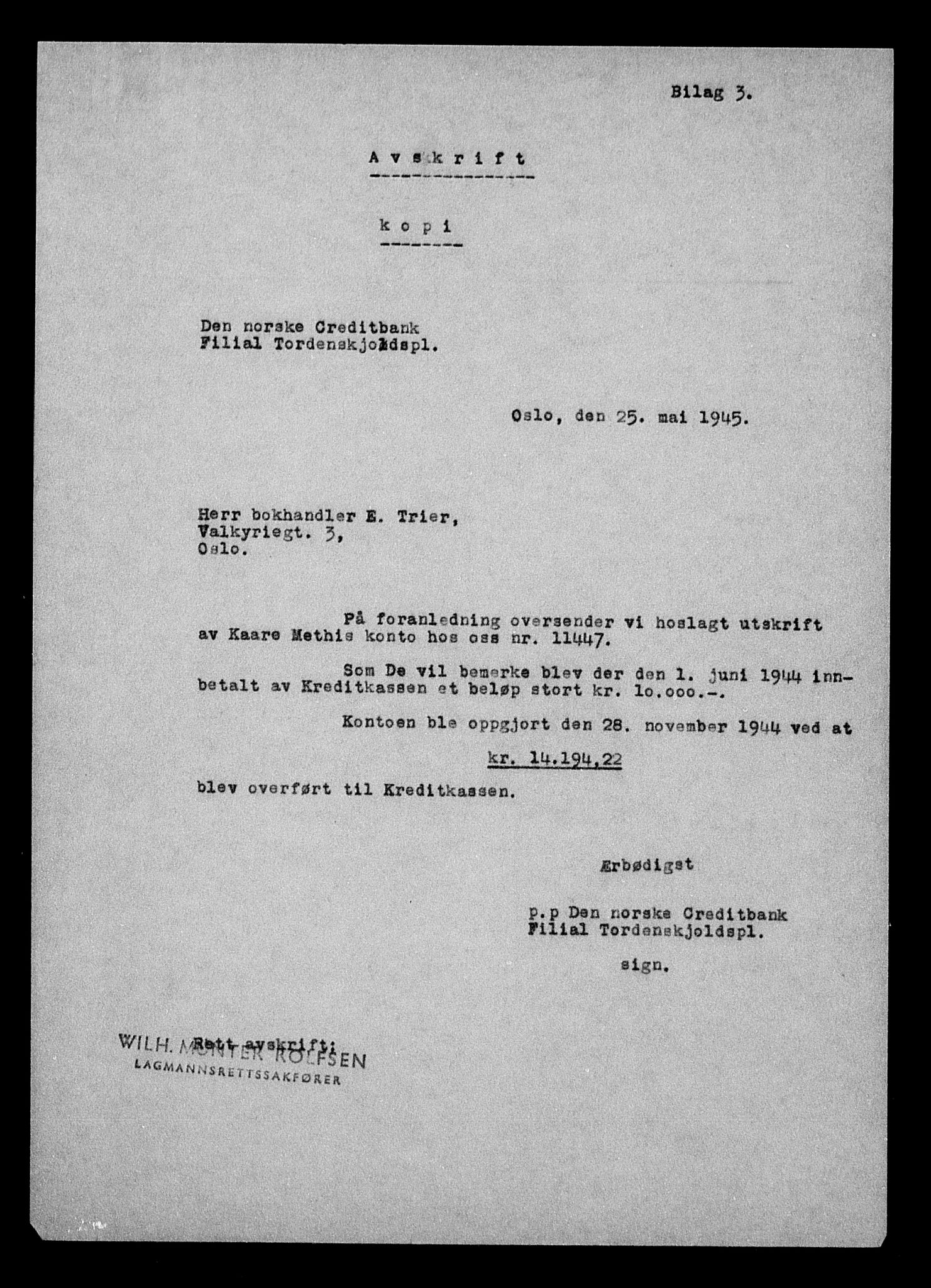 Justisdepartementet, Tilbakeføringskontoret for inndratte formuer, AV/RA-S-1564/H/Hc/Hcc/L0984: --, 1945-1947, s. 180