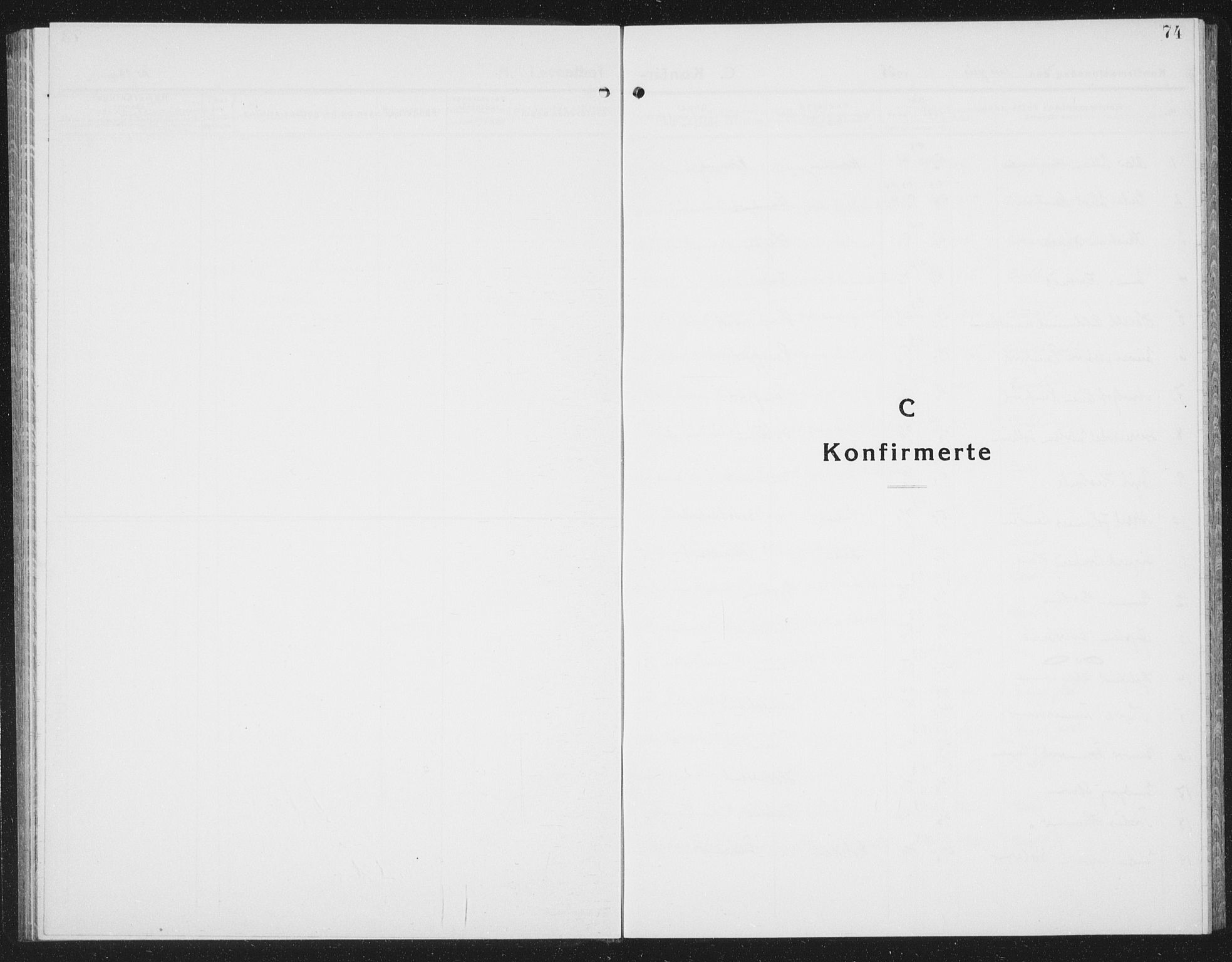 Ministerialprotokoller, klokkerbøker og fødselsregistre - Nord-Trøndelag, SAT/A-1458/780/L0654: Klokkerbok nr. 780C06, 1928-1942, s. 74