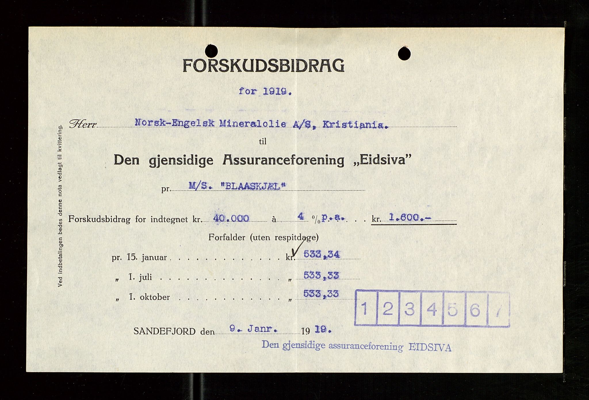 Pa 1521 - A/S Norske Shell, SAST/A-101915/E/Ea/Eaa/L0007: Sjefskorrespondanse, 1919, s. 18