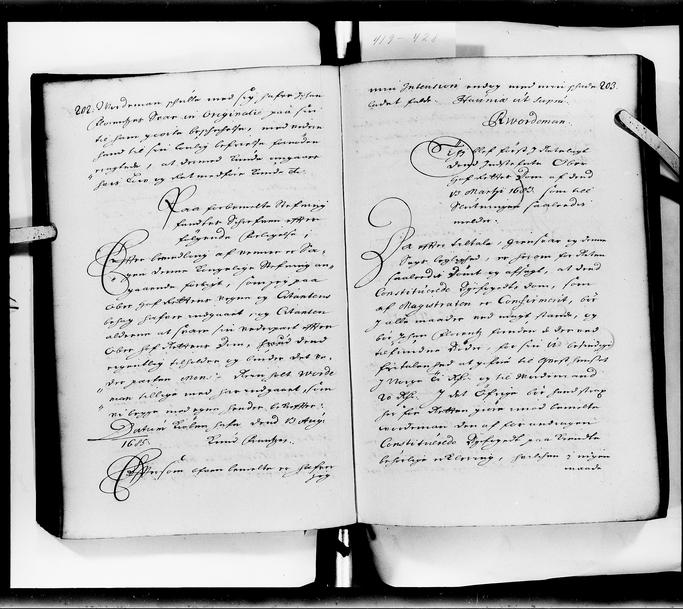 Højesteret, DRA/A-0009, 1685, s. 202-203