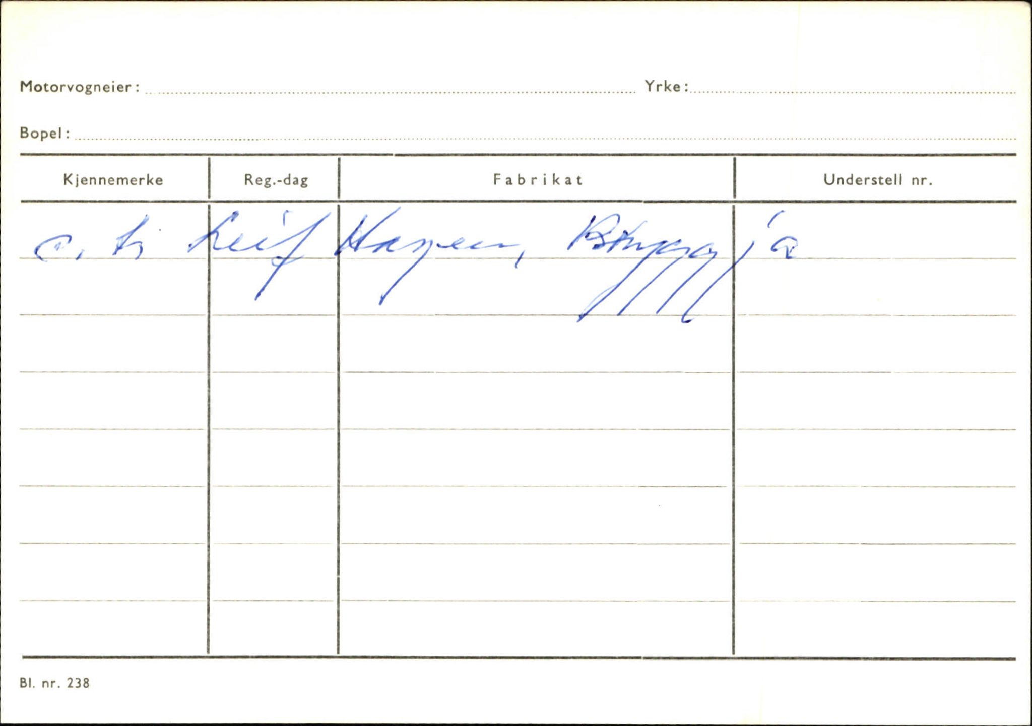 Statens vegvesen, Sogn og Fjordane vegkontor, SAB/A-5301/4/F/L0130: Eigarregister Eid T-Å. Høyanger A-O, 1945-1975, s. 823