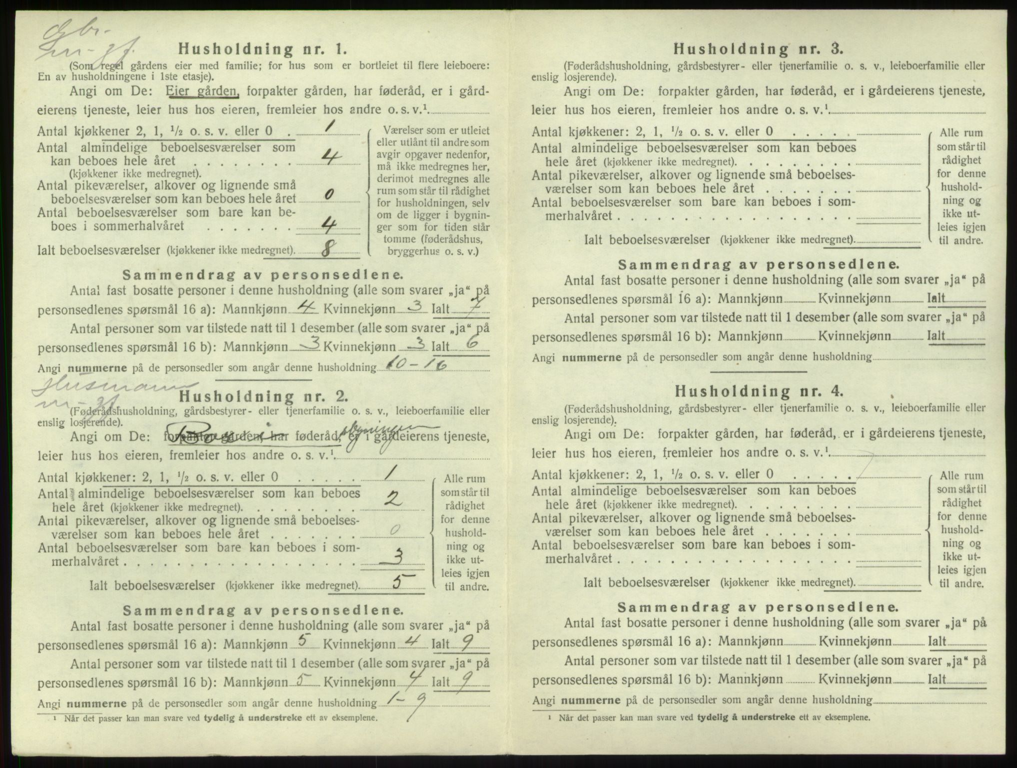 SAB, Folketelling 1920 for 1420 Sogndal herred, 1920, s. 141