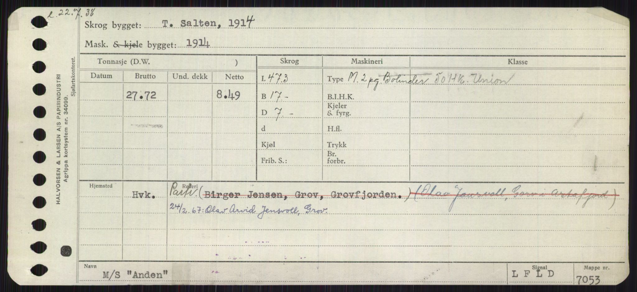 Sjøfartsdirektoratet med forløpere, Skipsmålingen, AV/RA-S-1627/H/Ha/L0001/0001: Fartøy, A-Eig / Fartøy A-Bjøn, s. 211